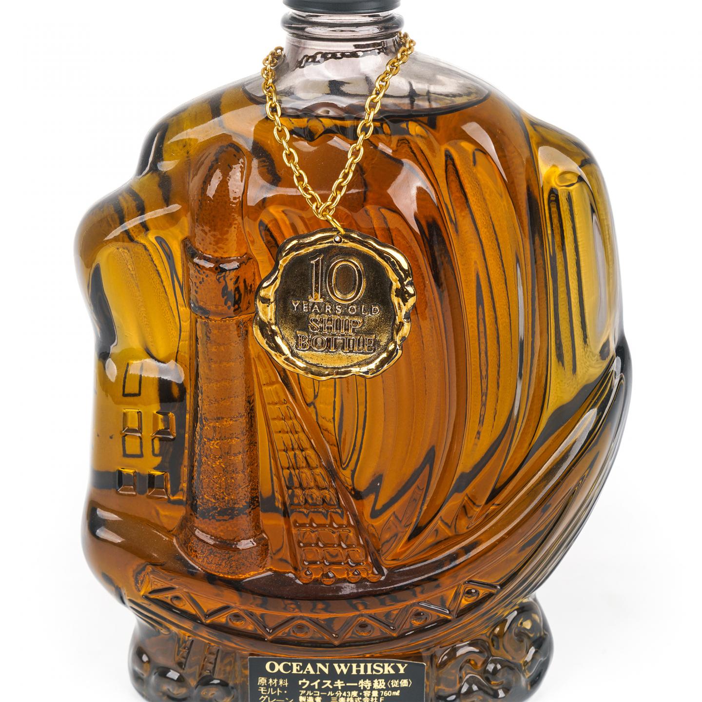 轻井泽 10年 帆船系列 特级调和 水晶瓶 760ml