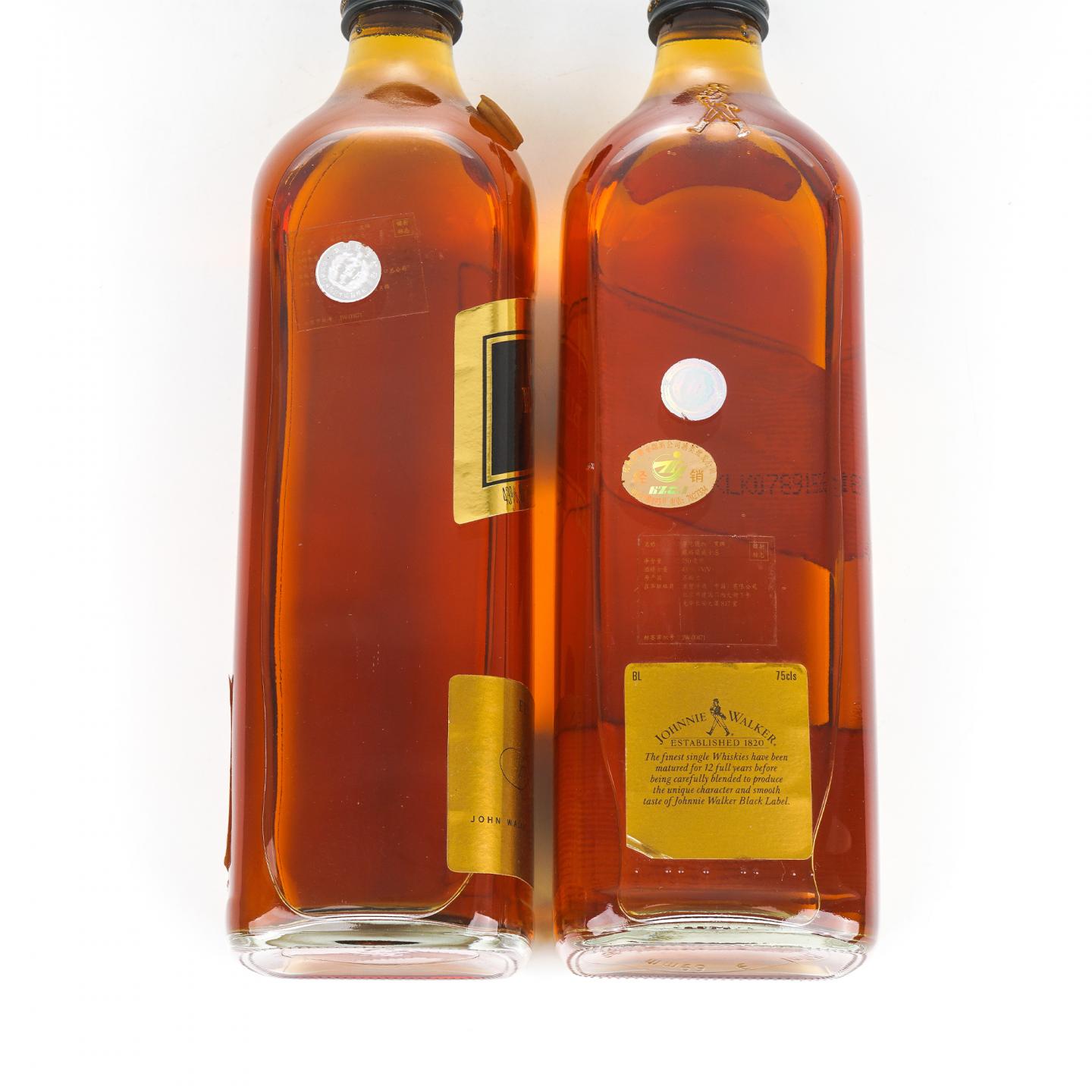 尊尼获加 黑方 12年 Extra Special 750ml*2支组