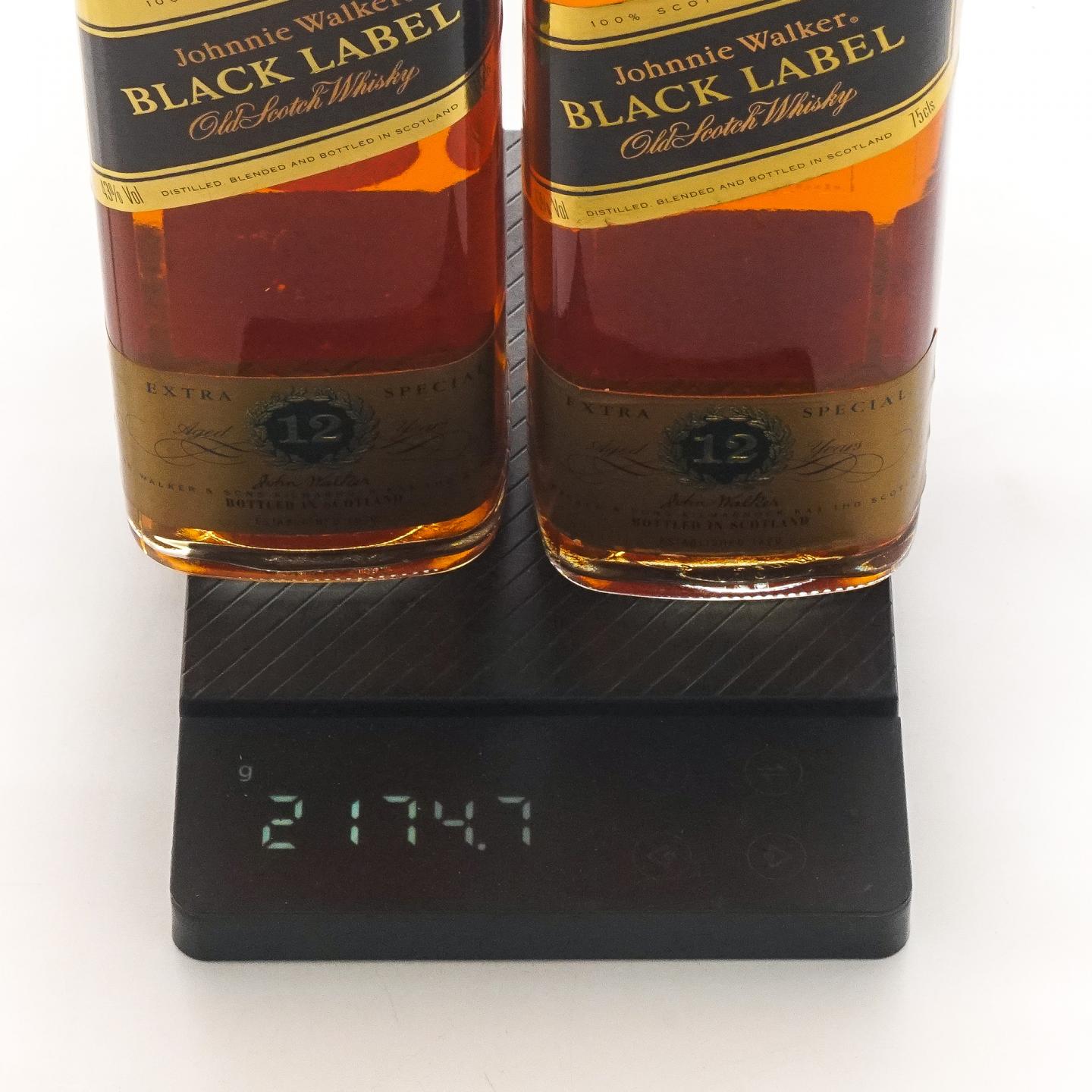 尊尼获加 黑方 12年 Extra Special 750ml*2支组