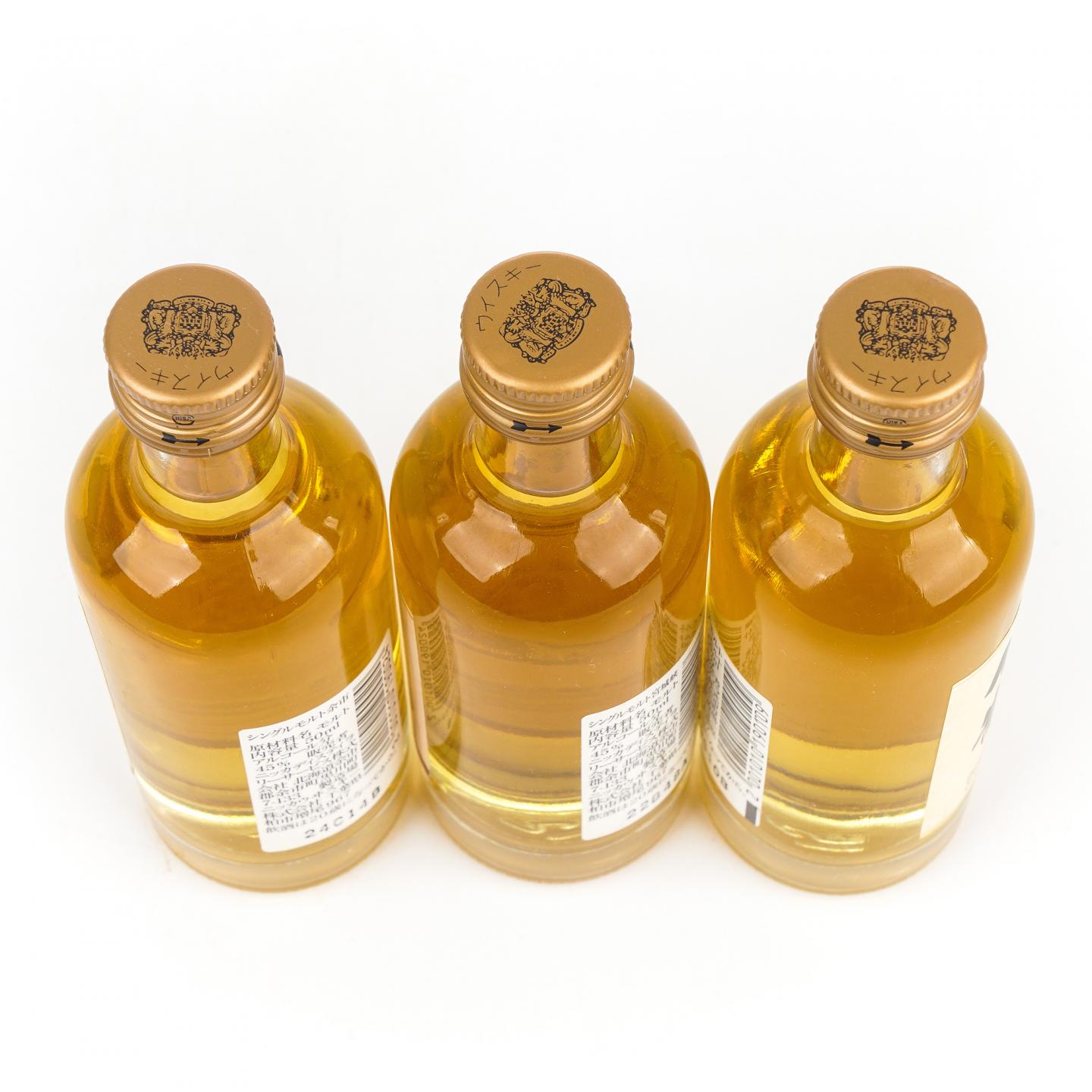 【酒版】余市/宫城峡/竹鹤/Nikka 白兰地V.S.O.P/三得利 Royal 金花标 50ml*5瓶组