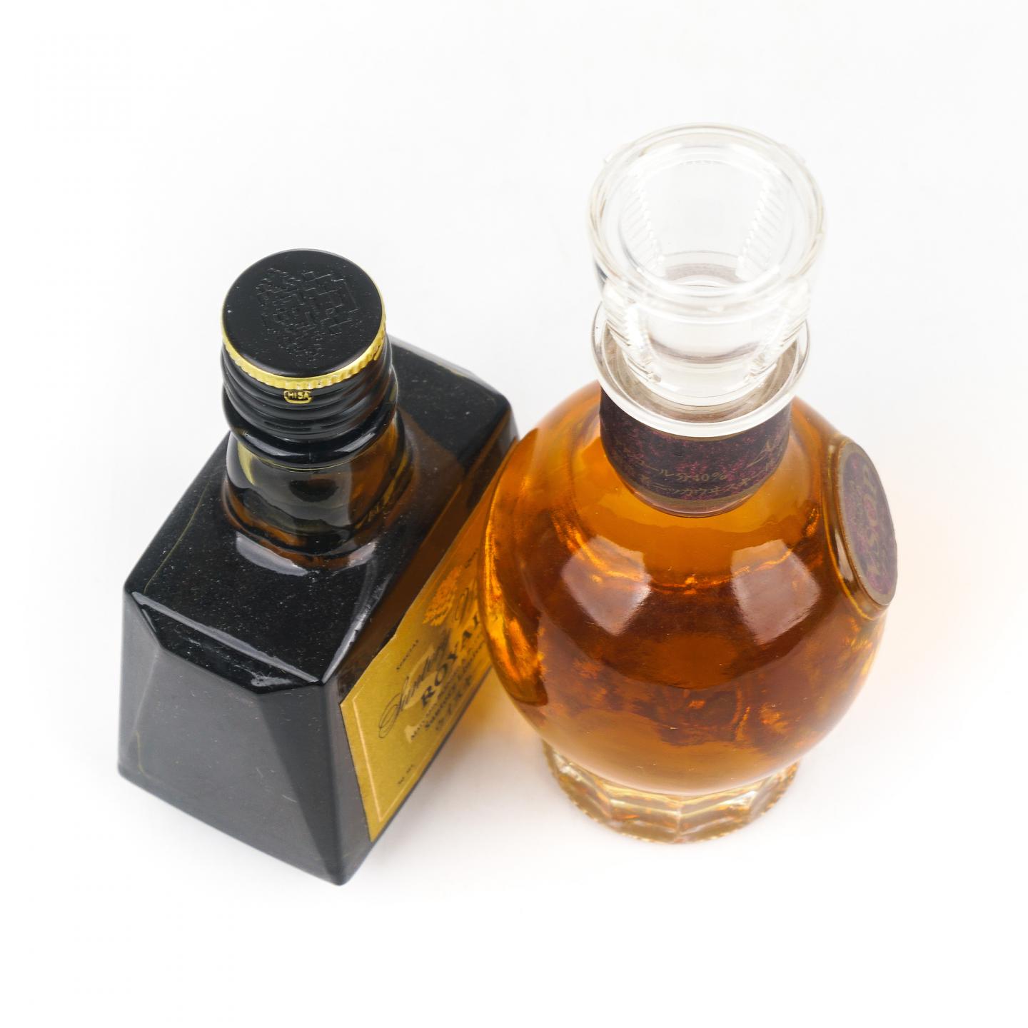 【酒版】余市/宫城峡/竹鹤/Nikka 白兰地V.S.O.P/三得利 Royal 金花标 50ml*5瓶组