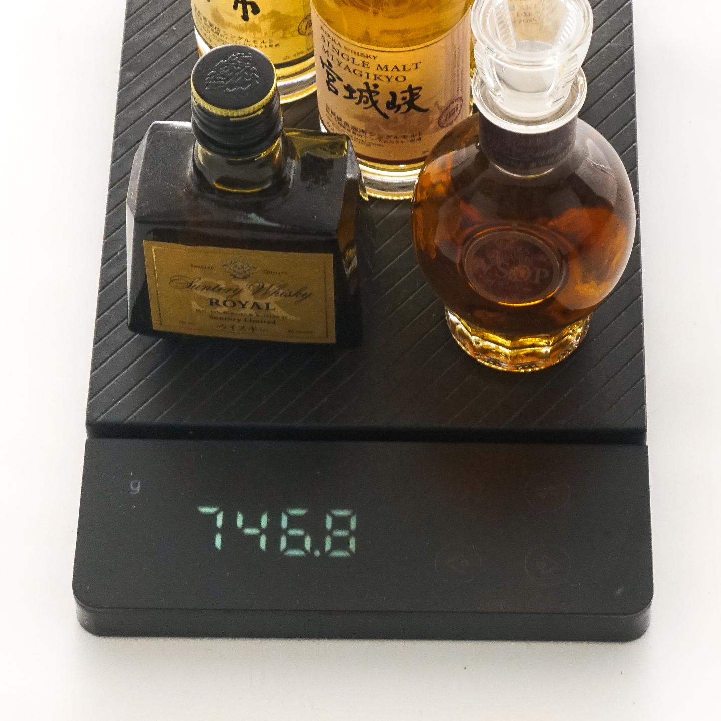 【酒版】余市/宫城峡/竹鹤/Nikka 白兰地V.S.O.P/三得利 Royal 金花标 50ml*5瓶组