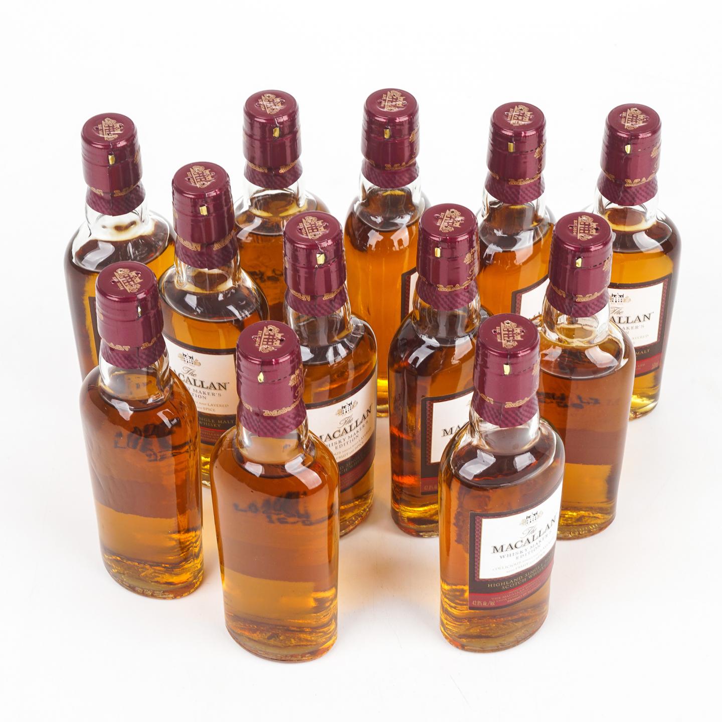 【酒版】麦卡伦 1824系列 Whisky Maker's Edition 12瓶组*50ml
