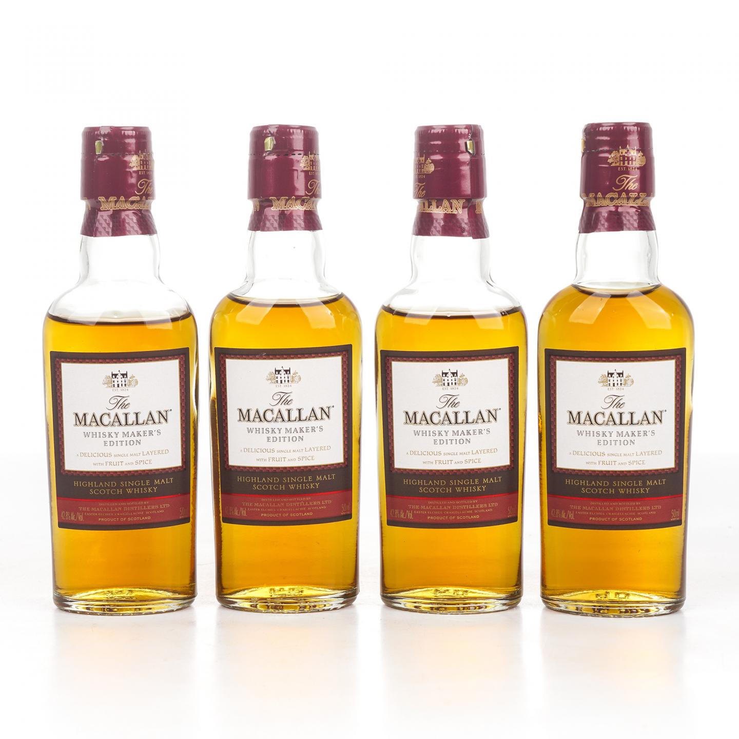 【酒版】麦卡伦 1824系列 Whisky Maker's Edition 12瓶组*50ml