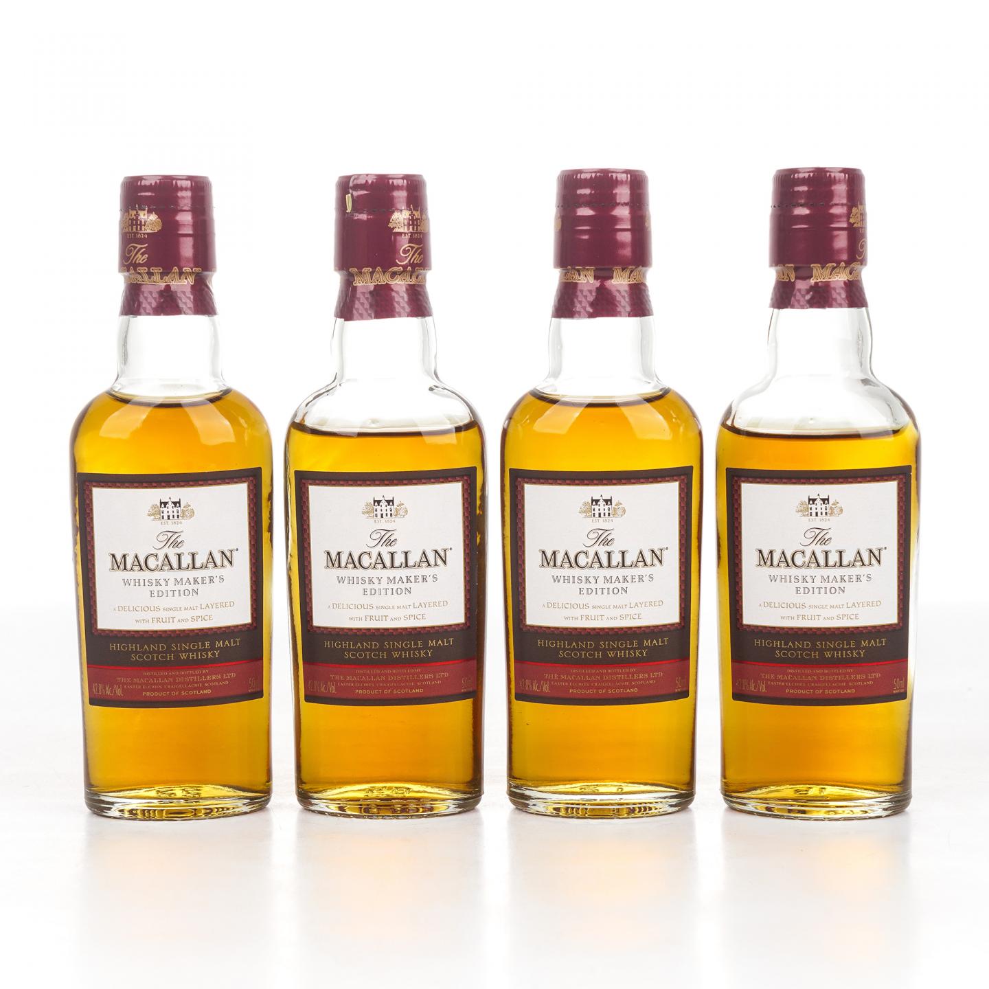 【酒版】麦卡伦 1824系列 Whisky Maker's Edition 12瓶组*50ml