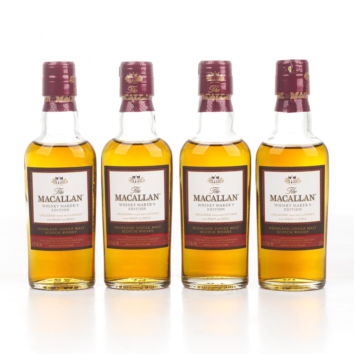 【酒版】麦卡伦 1824系列 Whisky Maker's Edition 12瓶组*50ml