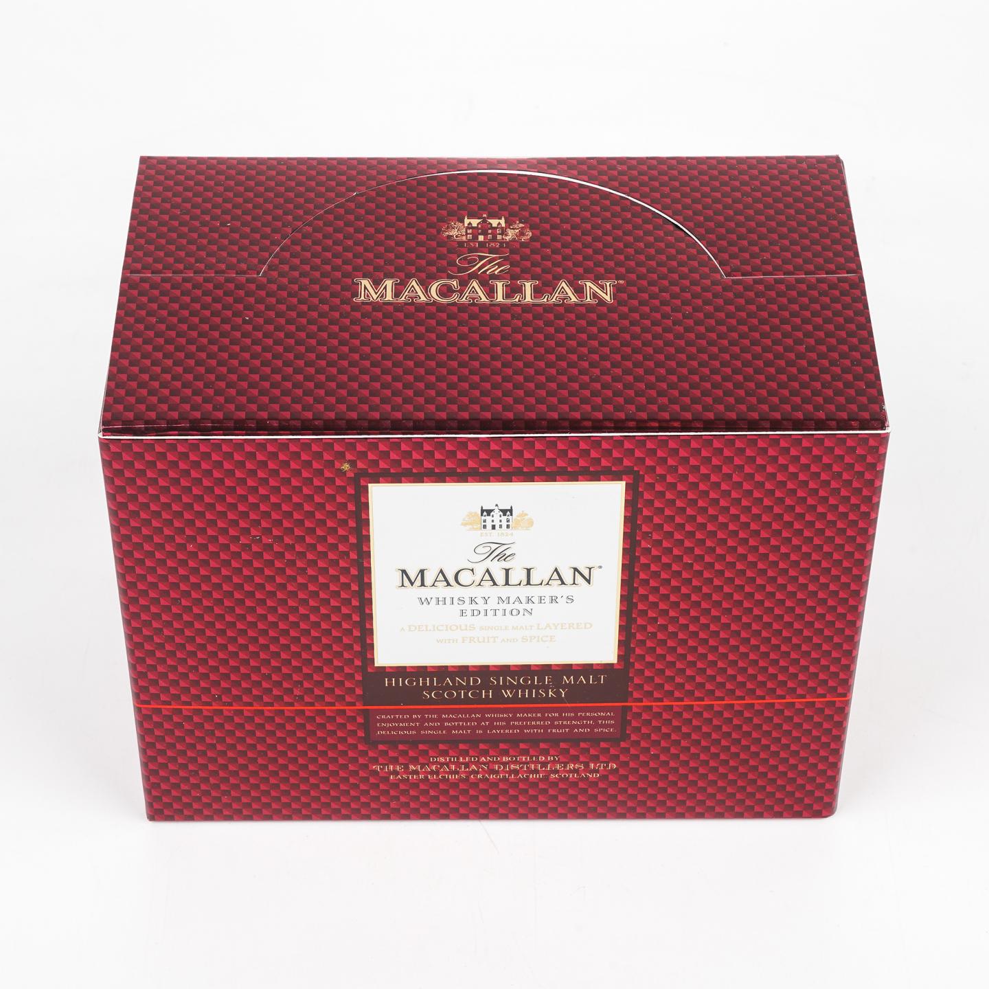 【酒版】麦卡伦 1824系列 Whisky Maker's Edition 12瓶组*50ml