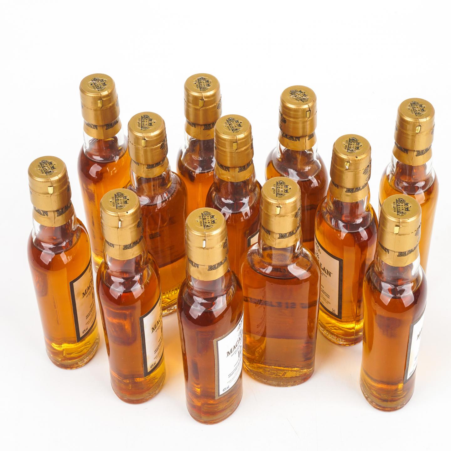 【酒版】Macallan 麦卡伦 12年 雪莉 50ml*12瓶组
