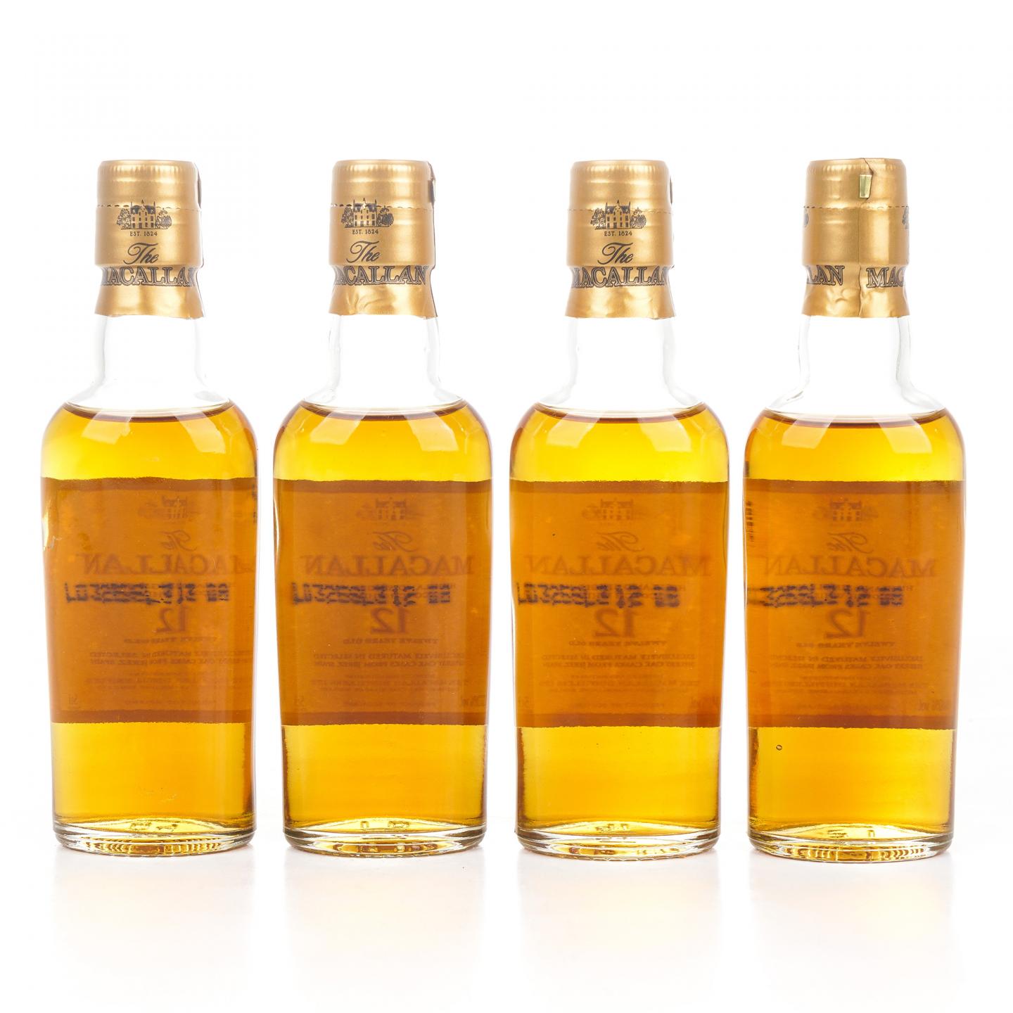 【酒版】Macallan 麦卡伦 12年 雪莉 50ml*12瓶组