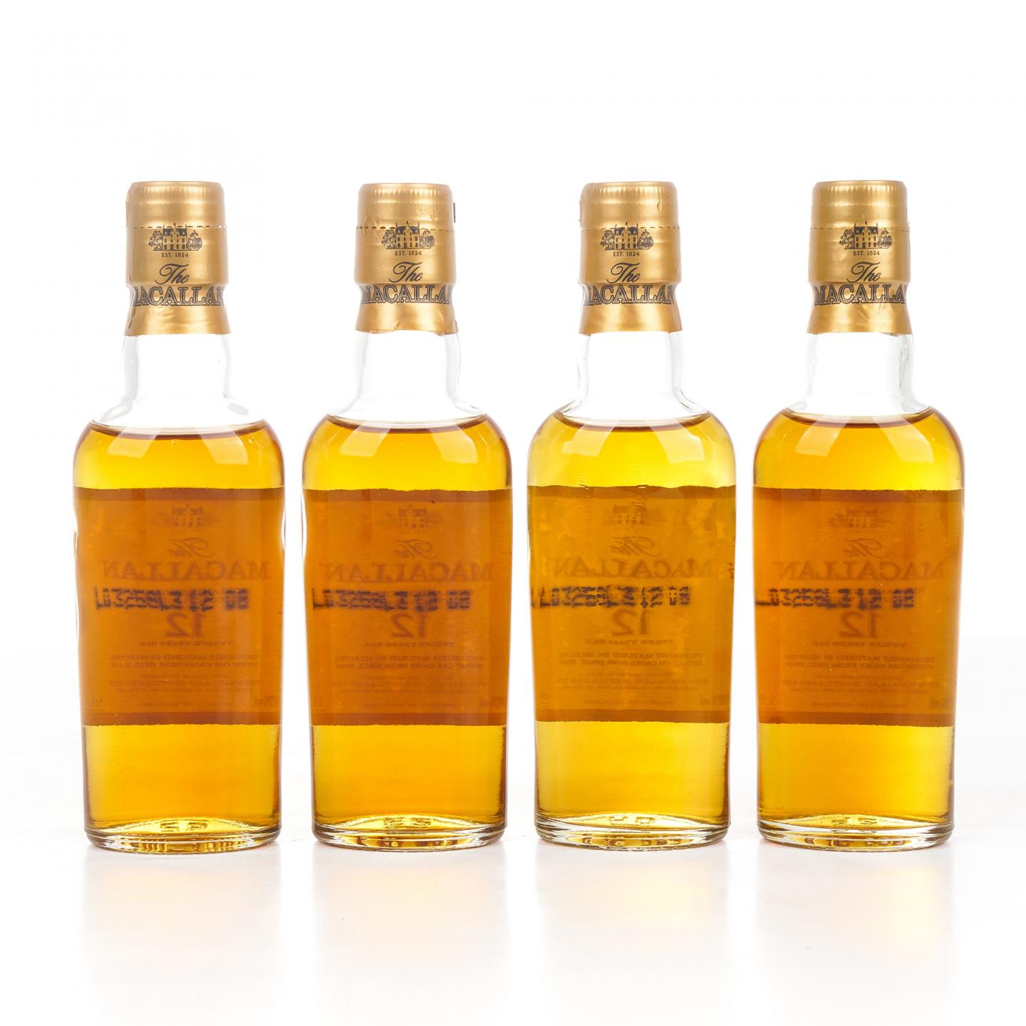 【酒版】Macallan 麦卡伦 12年 雪莉 50ml*12瓶组