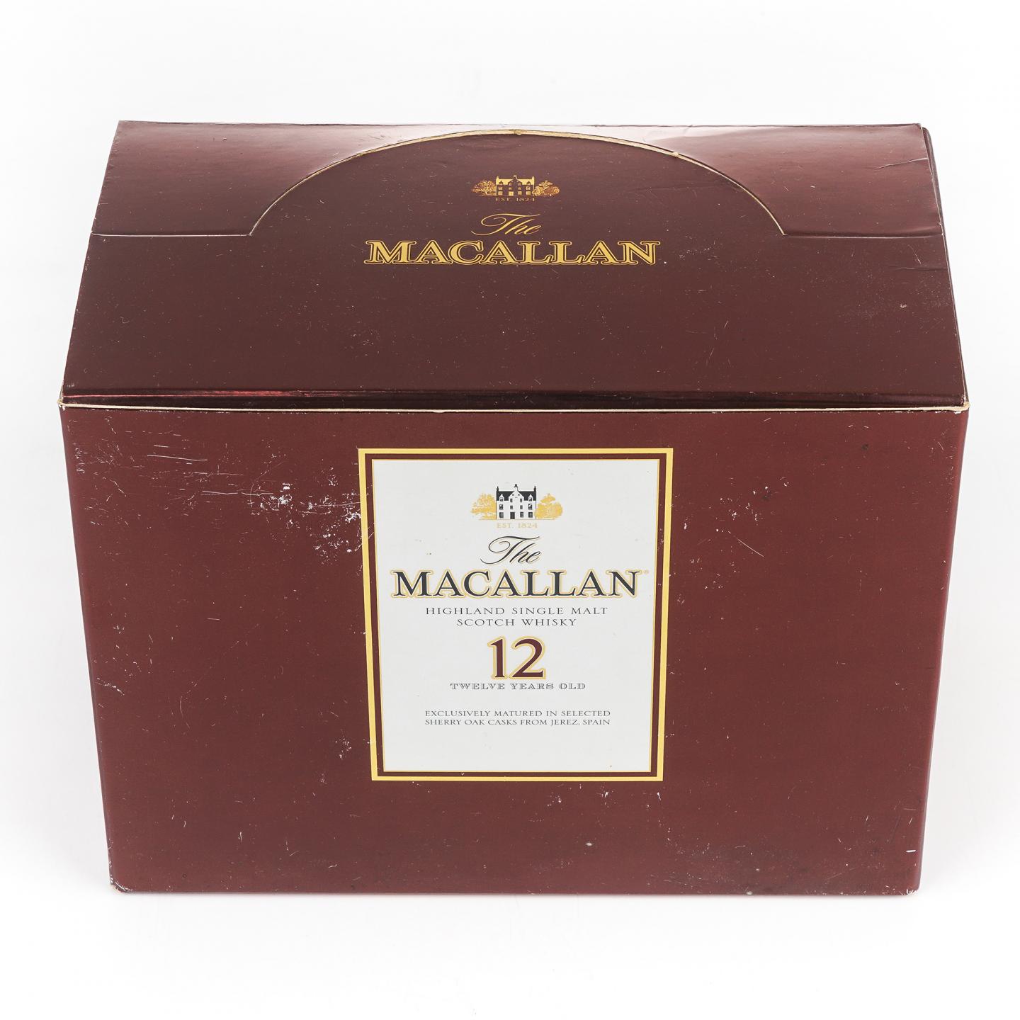 【酒版】Macallan 麦卡伦 12年 雪莉 50ml*12瓶组