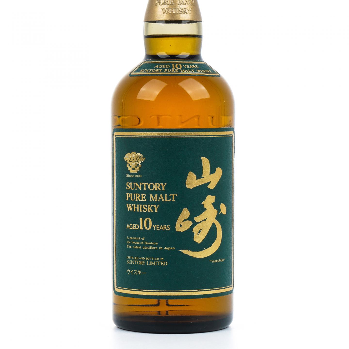 山崎 10年 金花标 绿标 Pure Malt 750ML