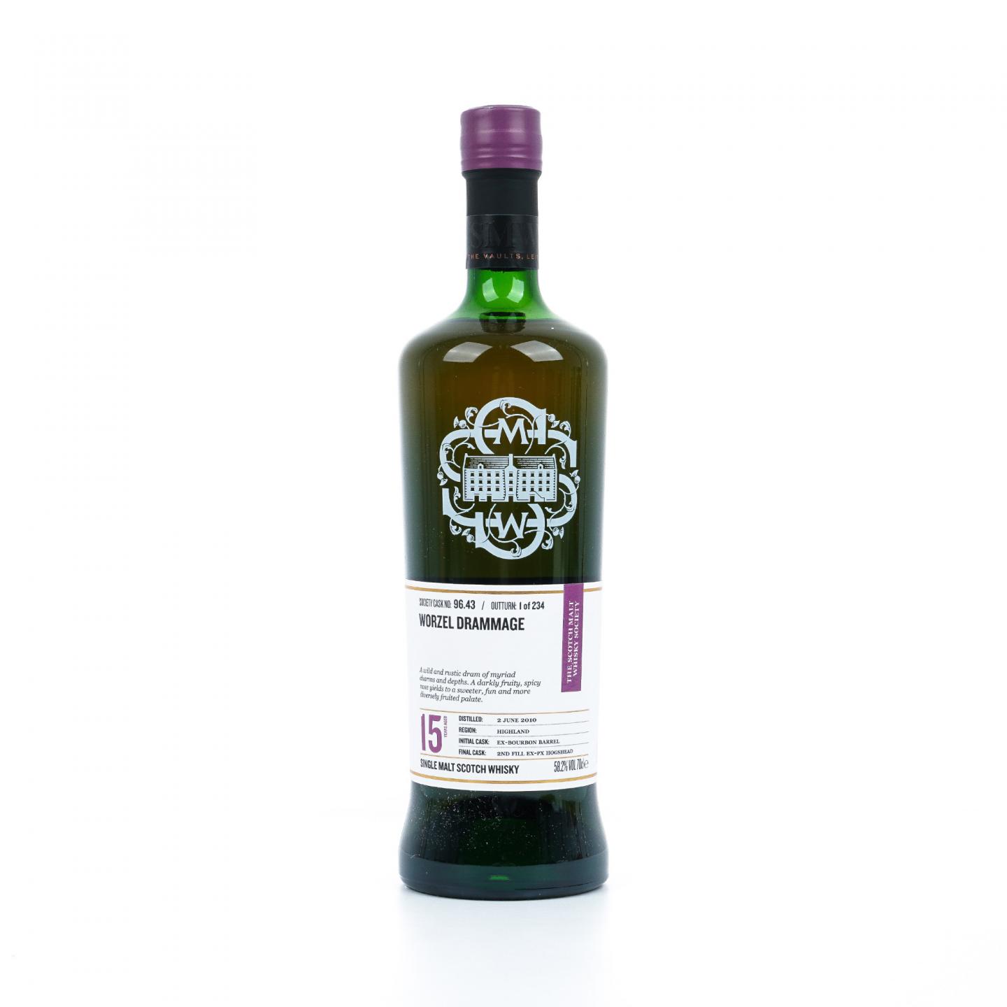 SMWS 96.43 格兰多纳 15年 2010 PX雪莉桶后熟