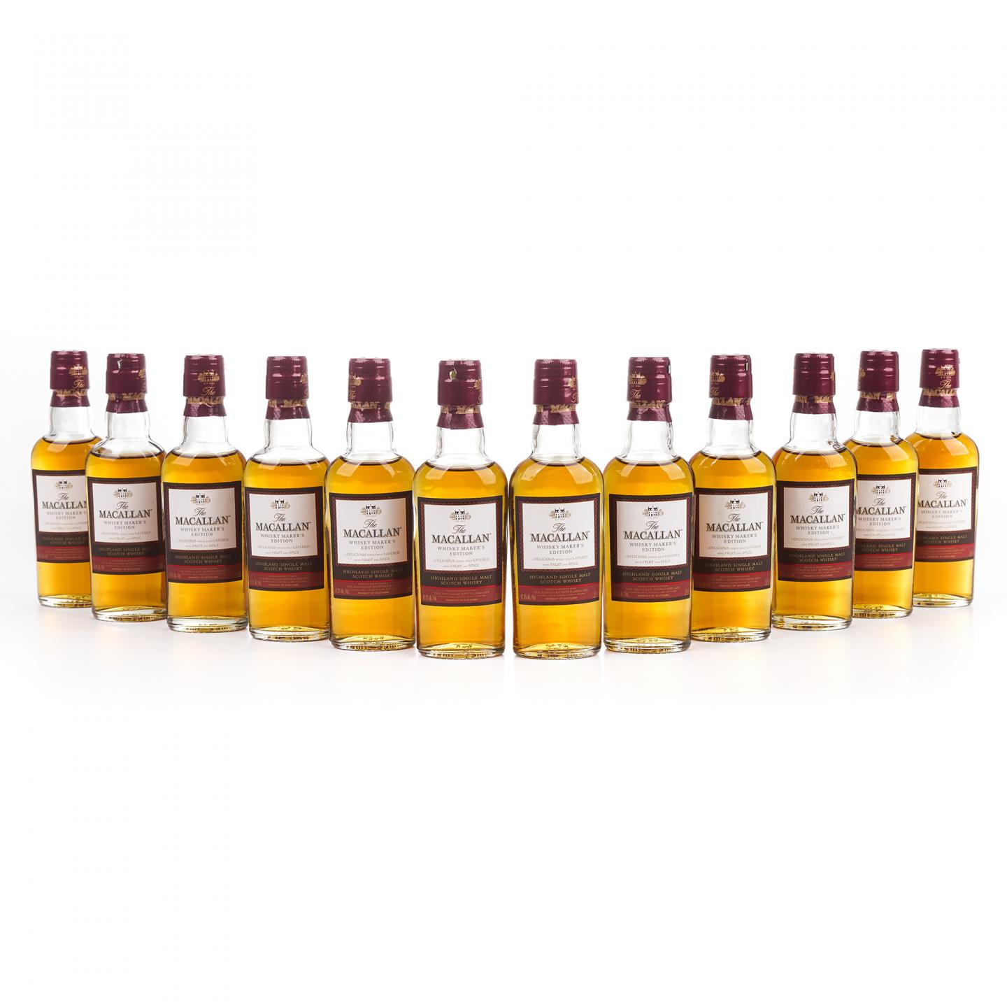 【酒版】麦卡伦 1824系列 Whisky Maker's Edition 12瓶组*50ML