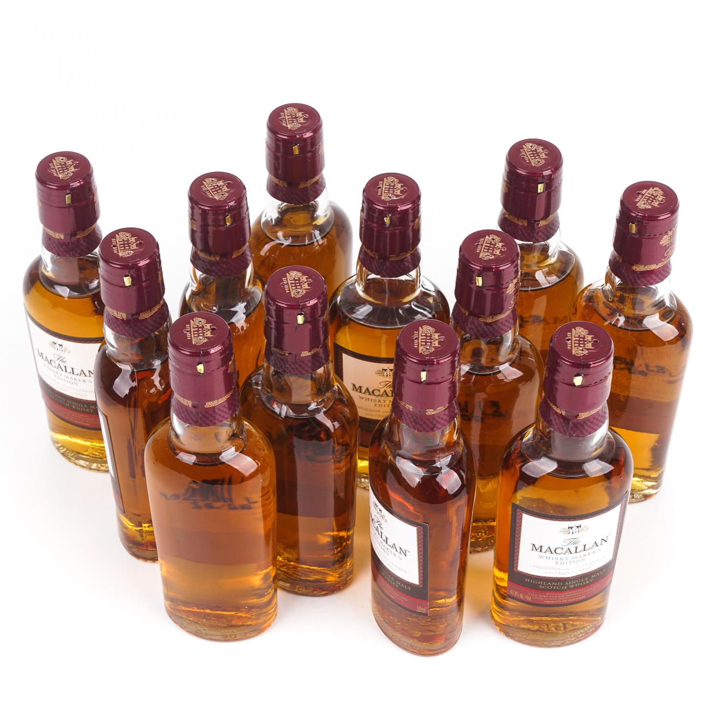 【酒版】麦卡伦 1824系列 Whisky Maker's Edition 12瓶组*50ML