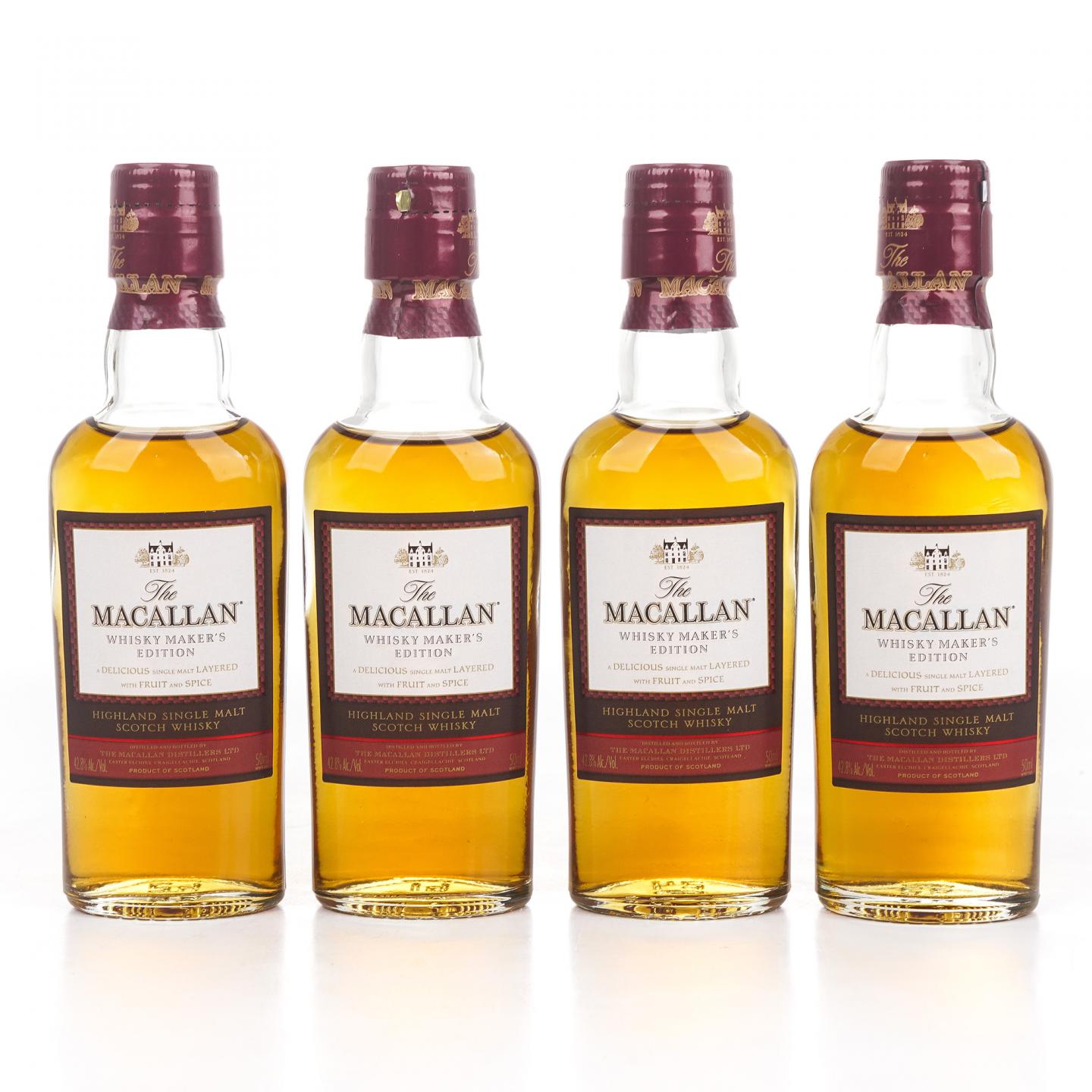 【酒版】麦卡伦 1824系列 Whisky Maker's Edition 12瓶组*50ML