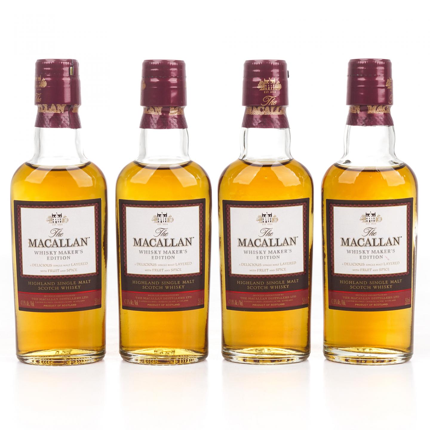 【酒版】麦卡伦 1824系列 Whisky Maker's Edition 12瓶组*50ML