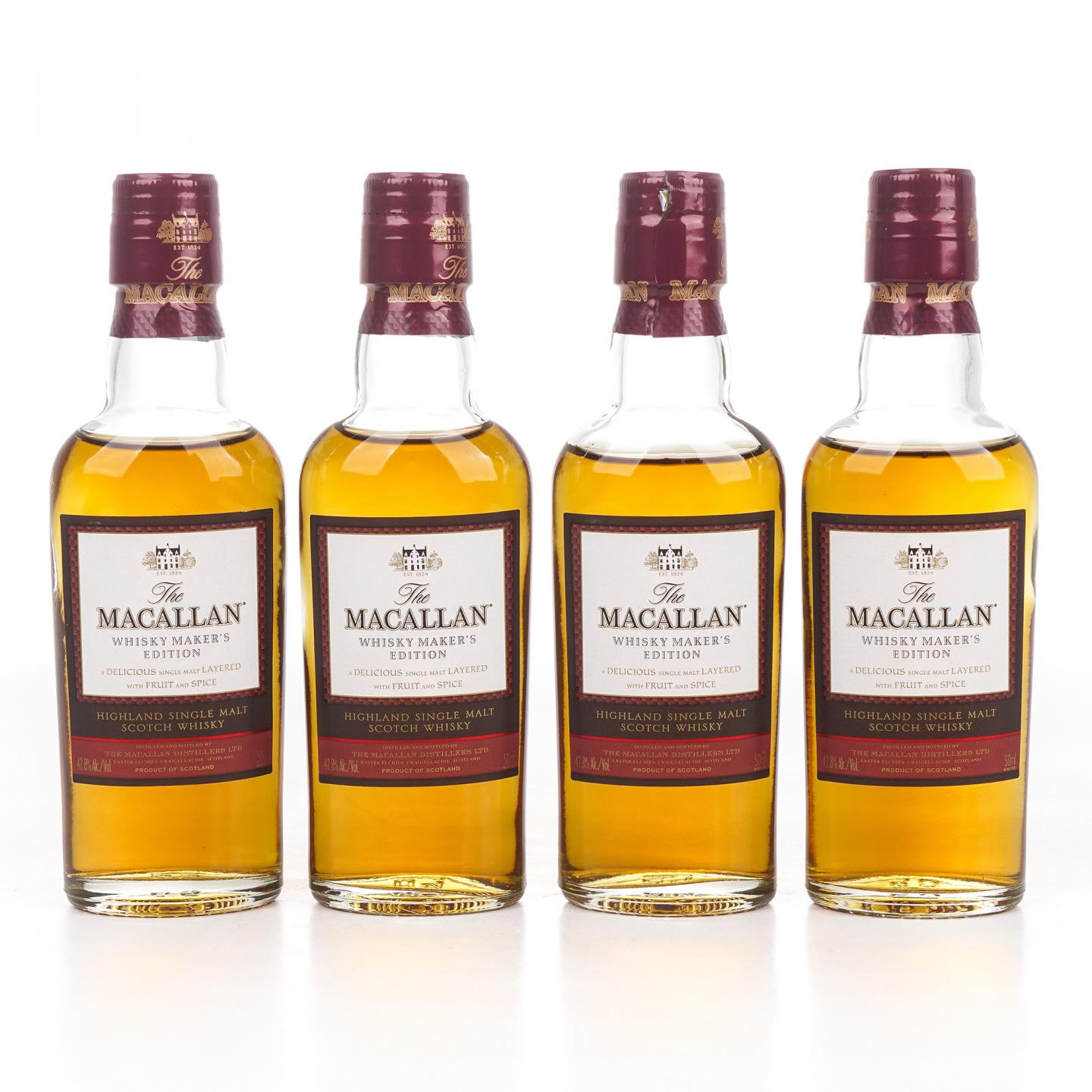 【酒版】麦卡伦 1824系列 Whisky Maker's Edition 12瓶组*50ML
