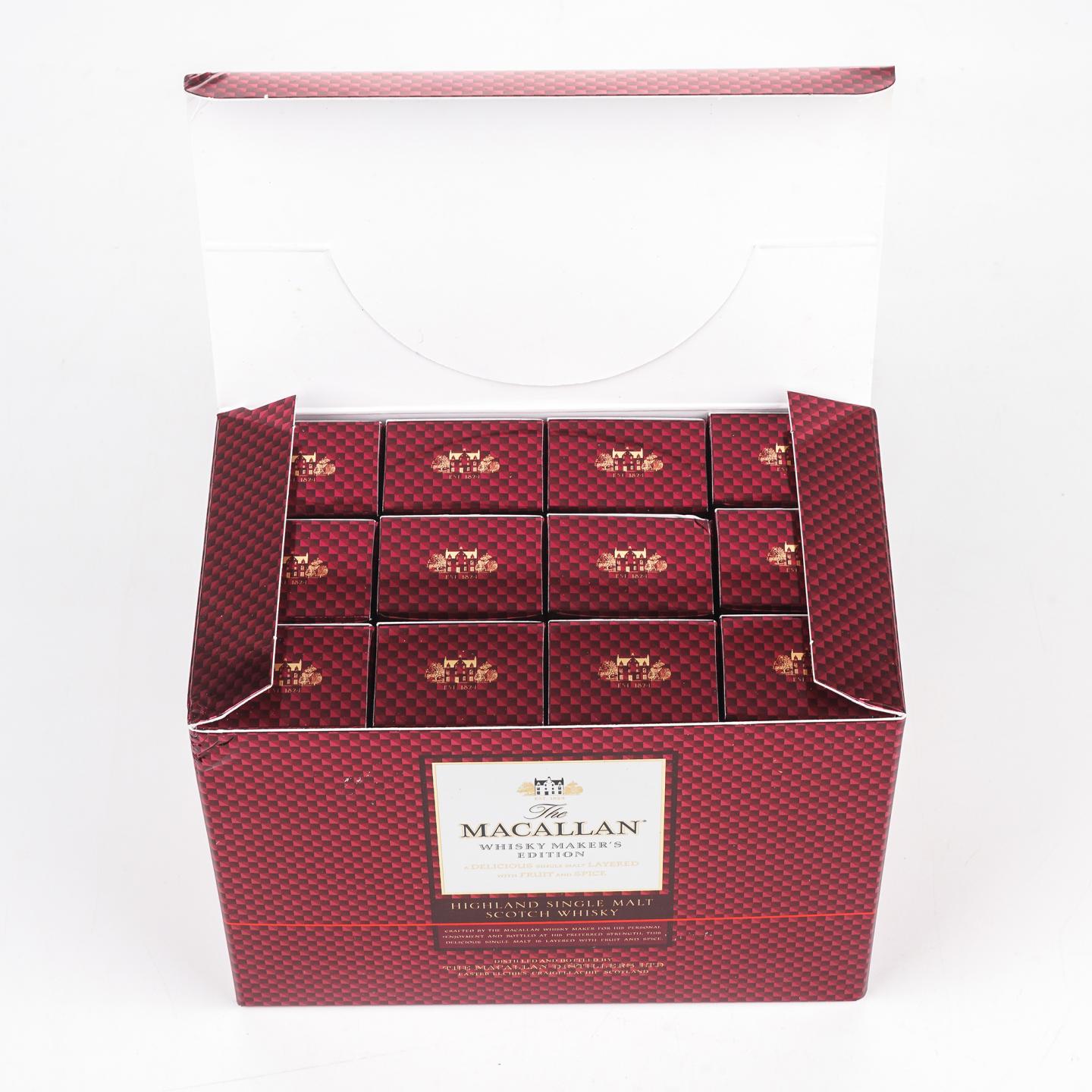 【酒版】麦卡伦 1824系列 Whisky Maker's Edition 12瓶组*50ML