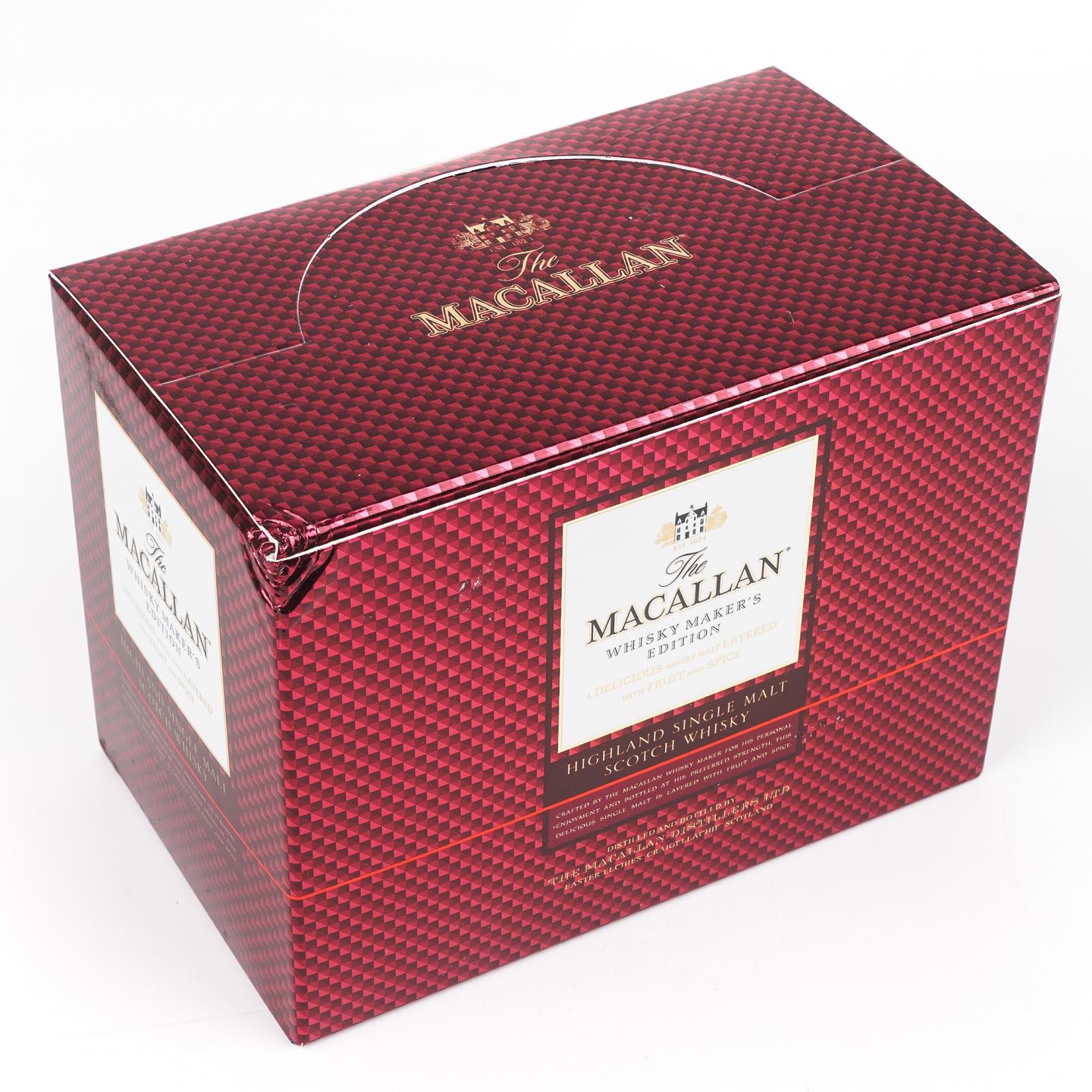 【酒版】麦卡伦 1824系列 Whisky Maker's Edition 12瓶组*50ML