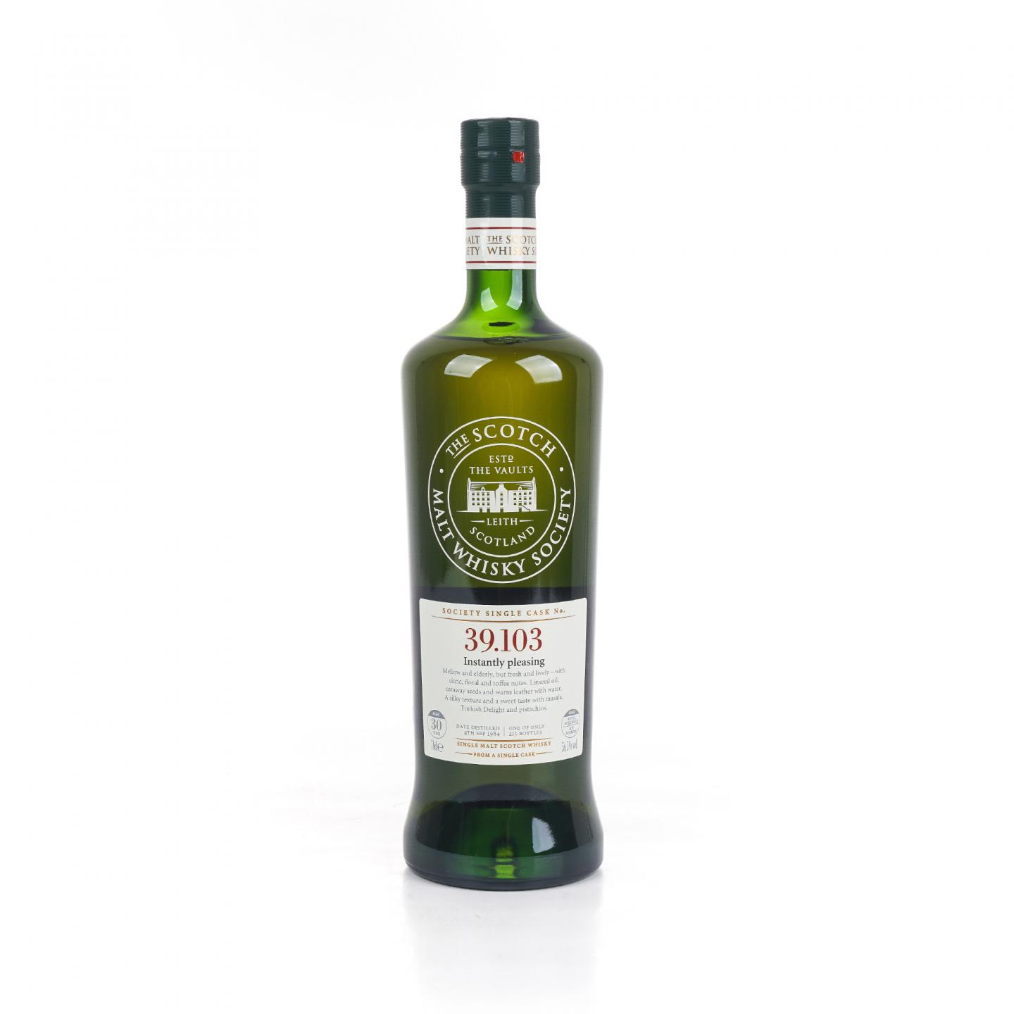 SMWS 39.103 林可伍德 30年 1984 单桶
