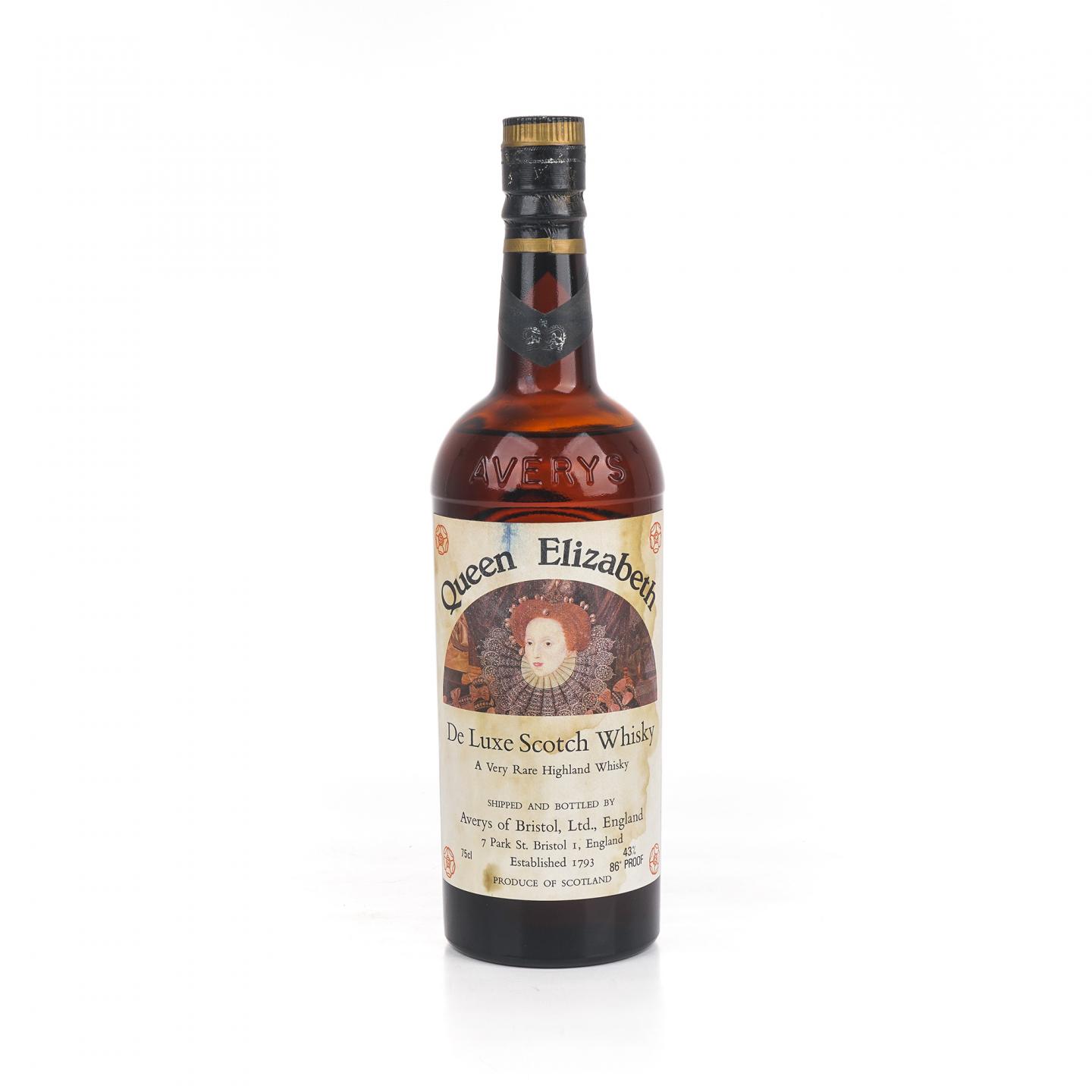 Queen Elizabeth 调和De Luxe Scotch Whisky 750ML_大拍-酒虫网