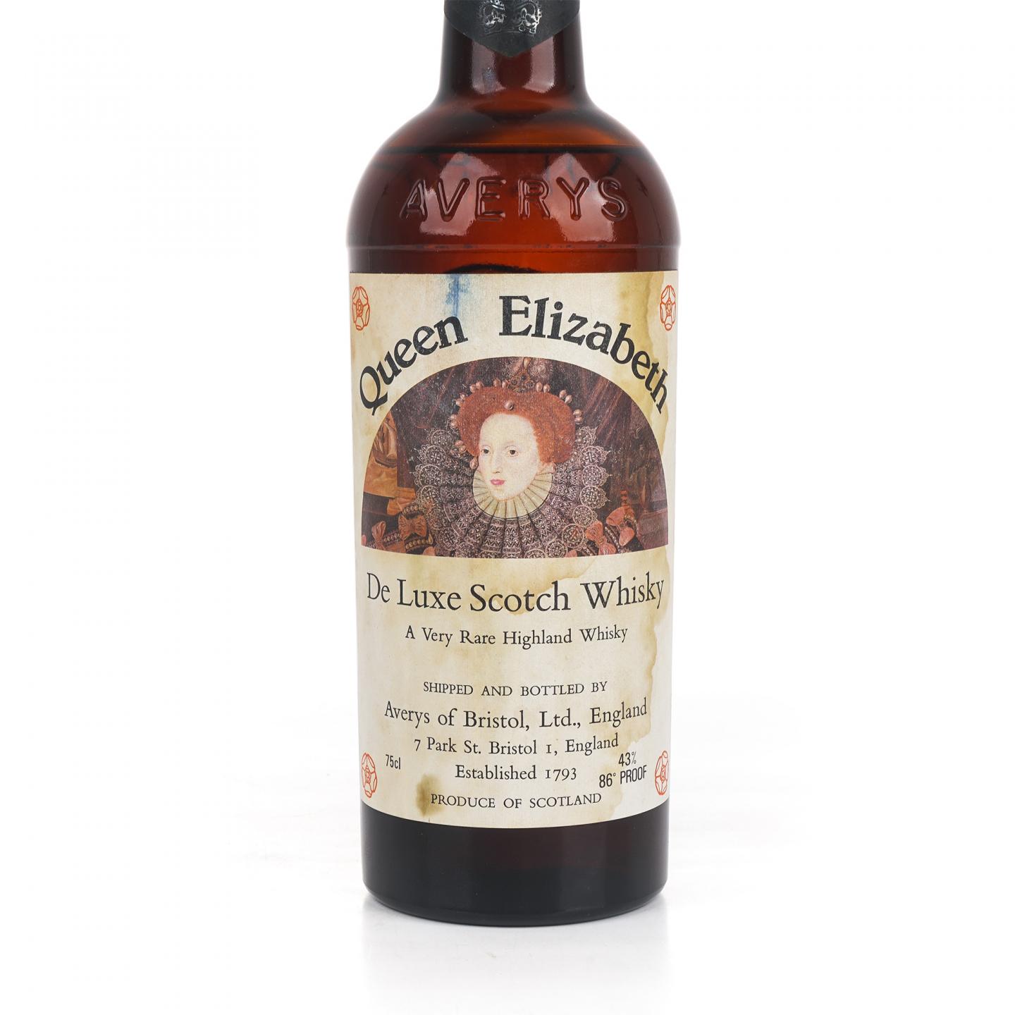 Queen Elizabeth DeLuxe ScotchWhisky1973年 Queen Elizabeth DeLuxe ScotchWhisky1973年 Queen Elizabeth DeLuxe