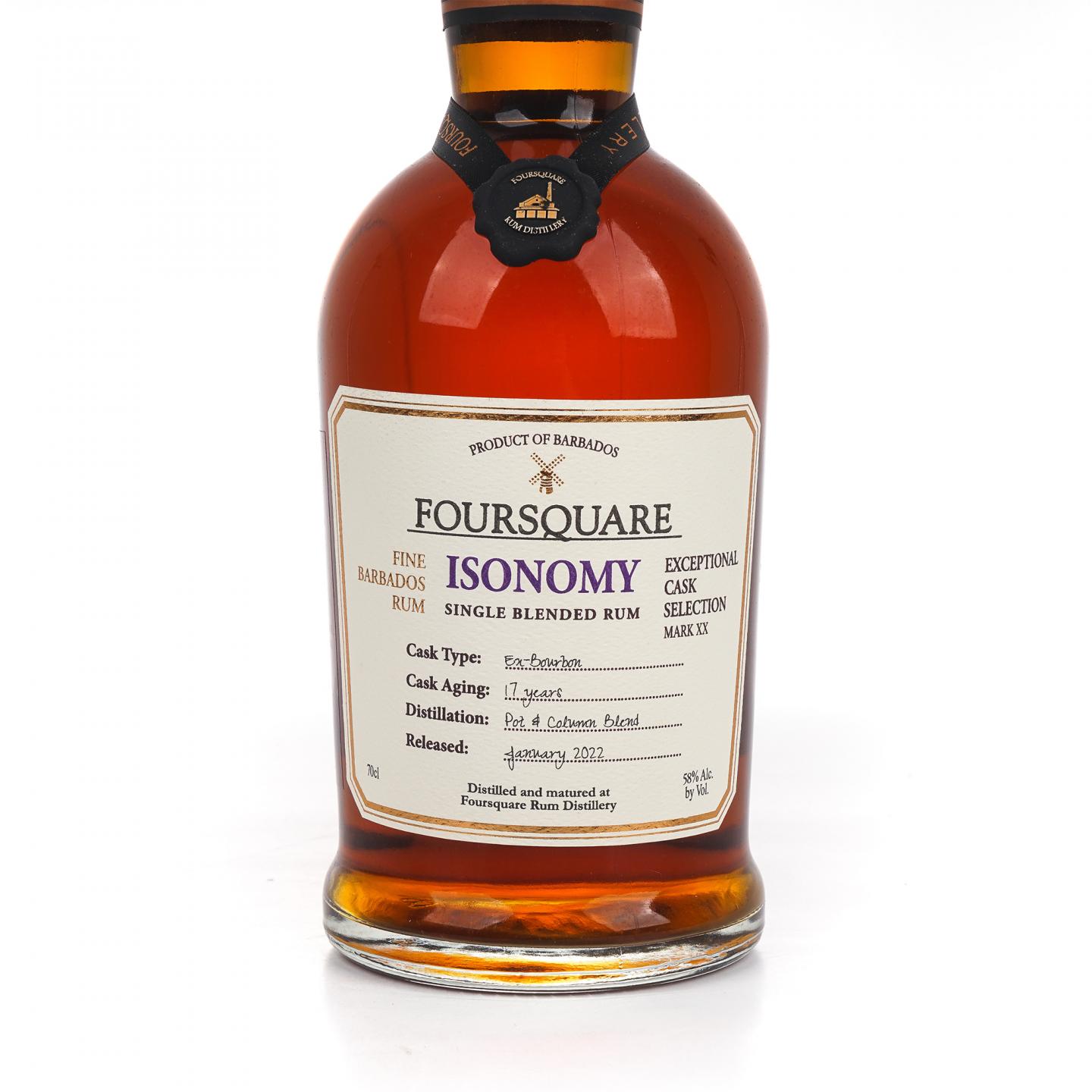 Foursquare 17年 2022 Isonomy 单一调和朗姆酒