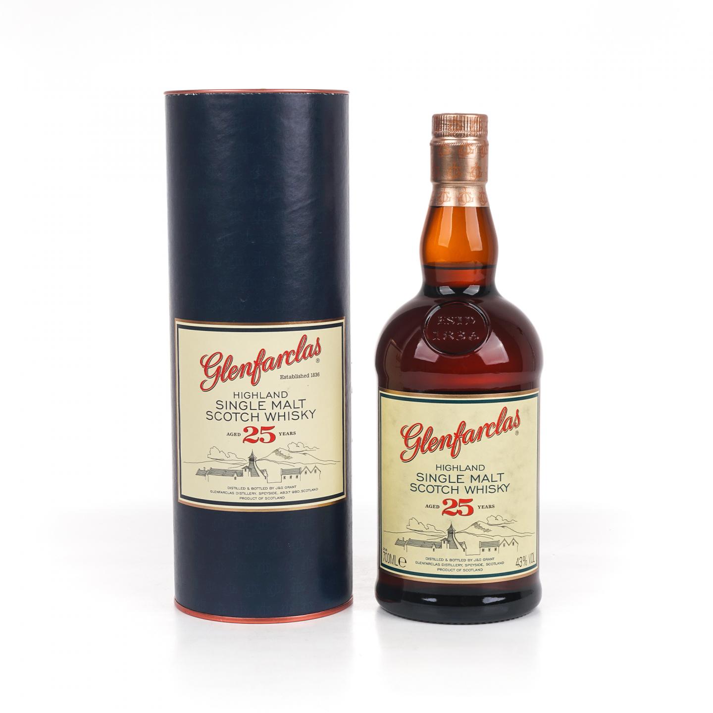 格兰花格 25年 圆筒 700ml 43%Vol.