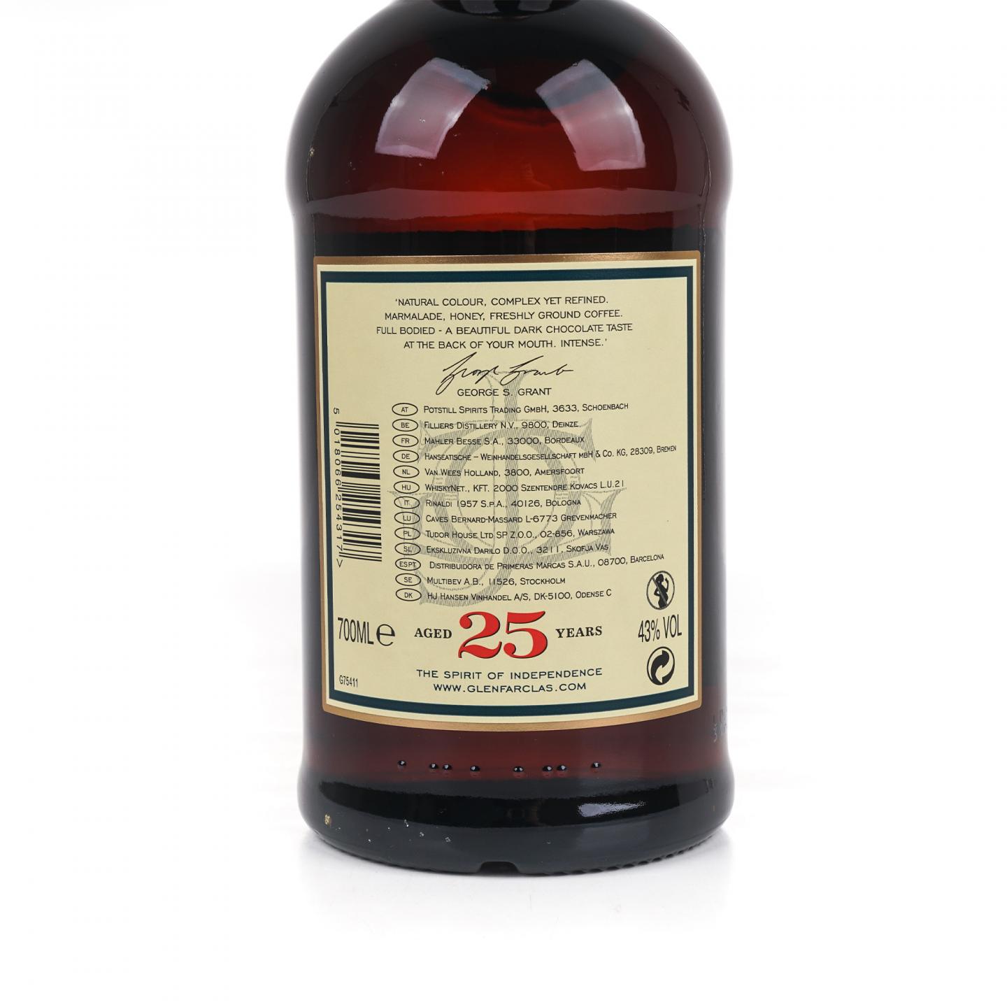 格兰花格 25年 圆筒 43%Vol. 700ml