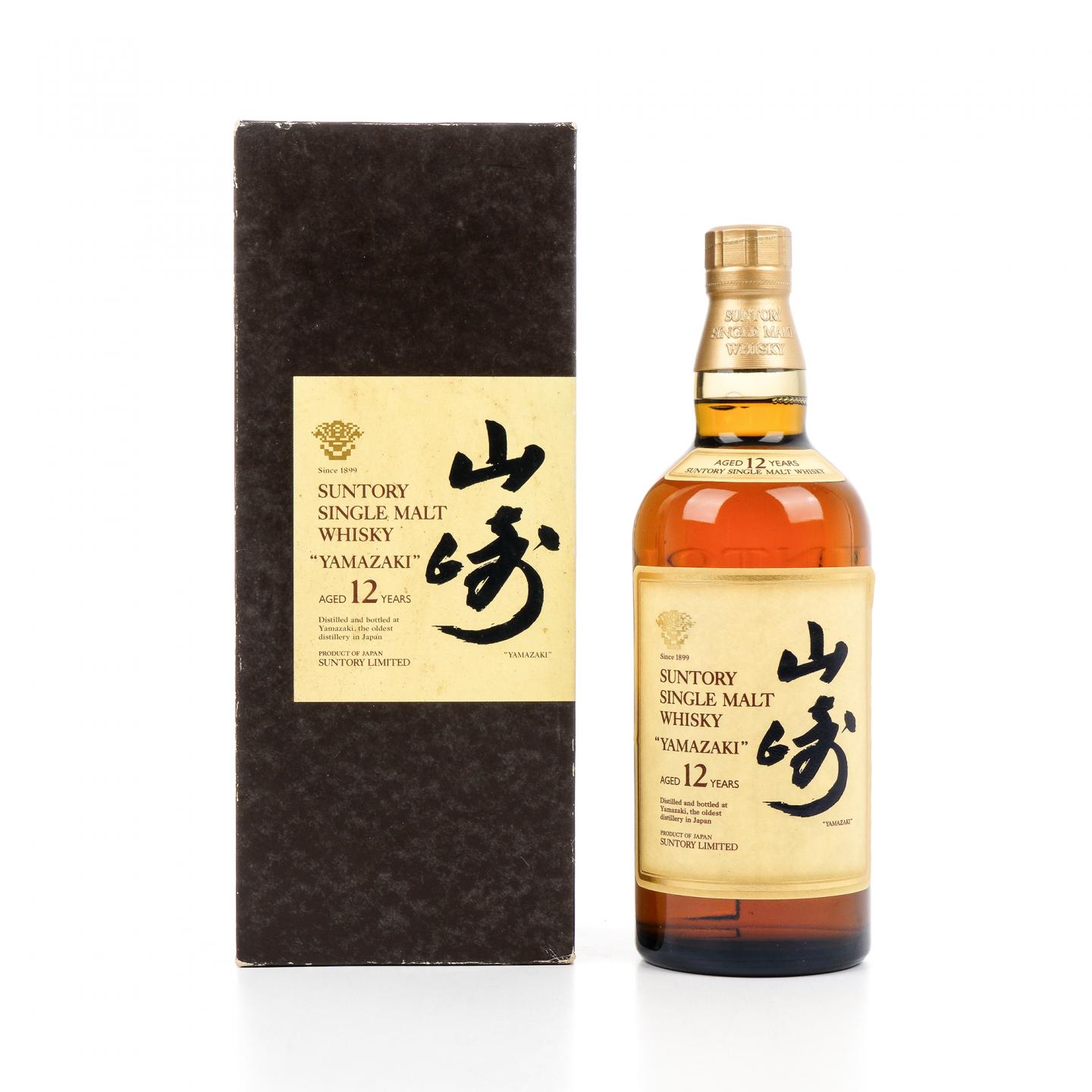 山崎 12年 金花标 方盒 750ml
