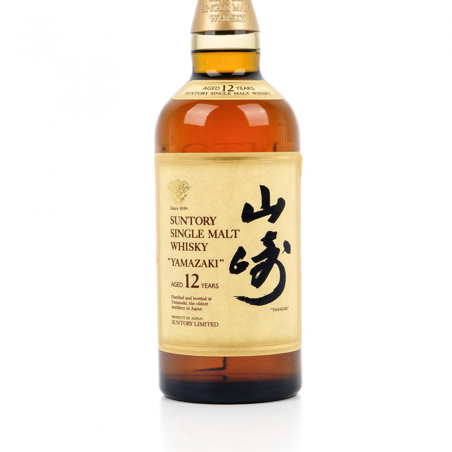 山崎 12年 金花标 方盒 750ml