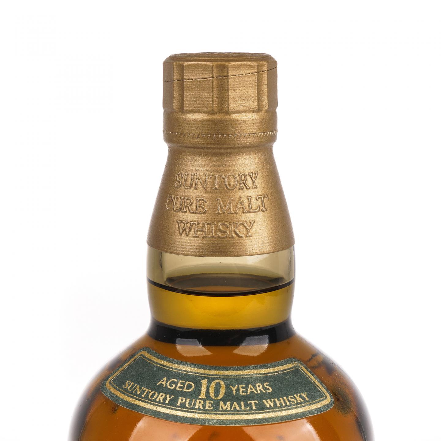 山崎 10年 金花标 Pure Malt 绿标 750ml