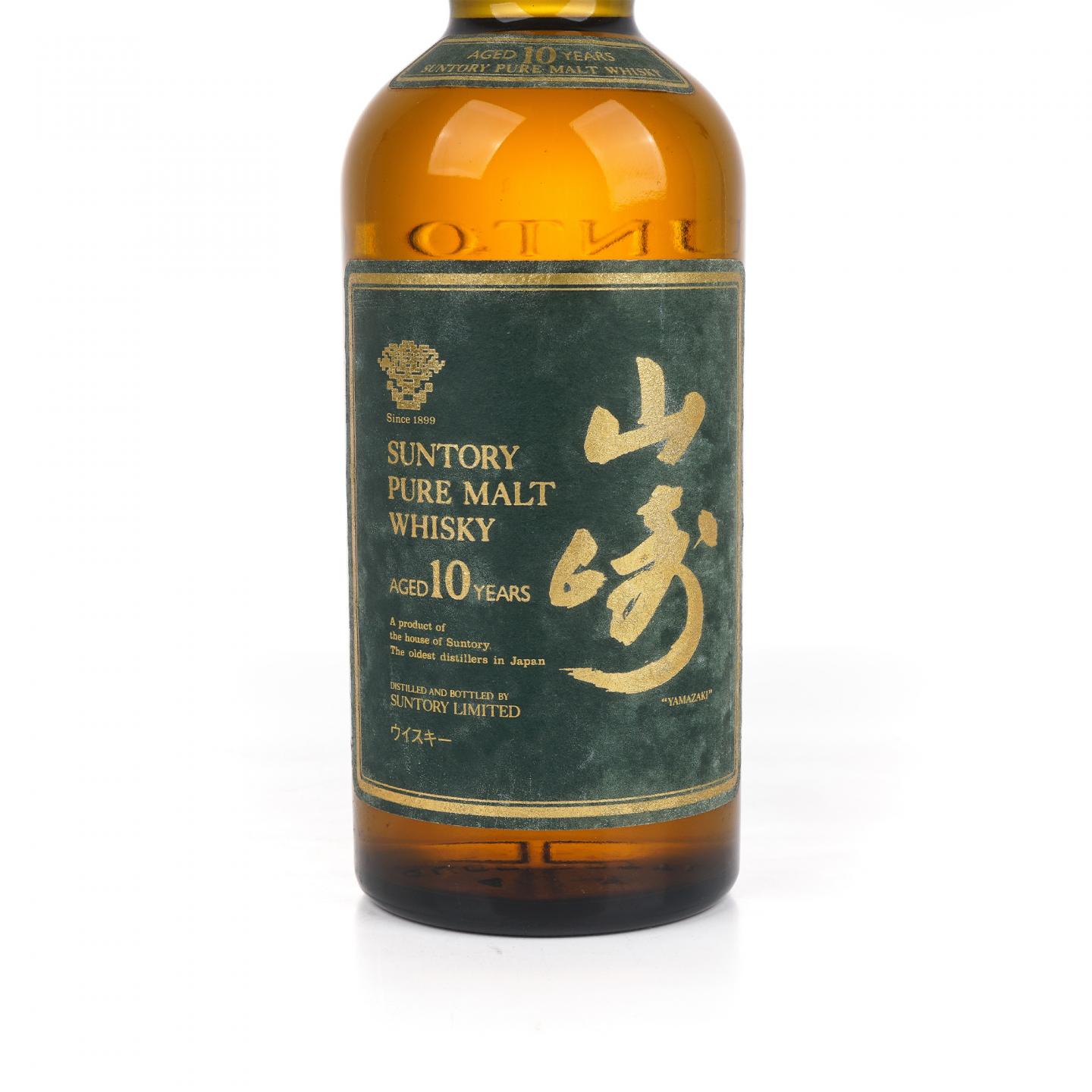 山崎 10年 金花标 Pure Malt 绿标 750ml