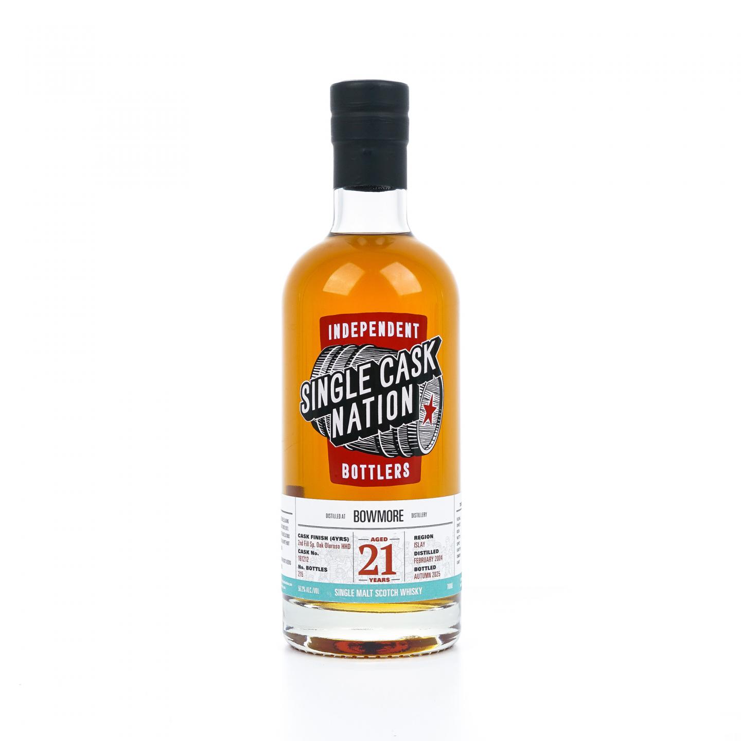 波摩 21年 2004-2025 雪莉桶后熟#161212 Single Cask Nation