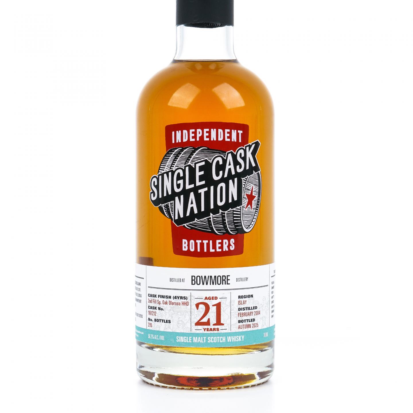 波摩 21年 2004-2025 雪莉桶后熟#161212 Single Cask Nation