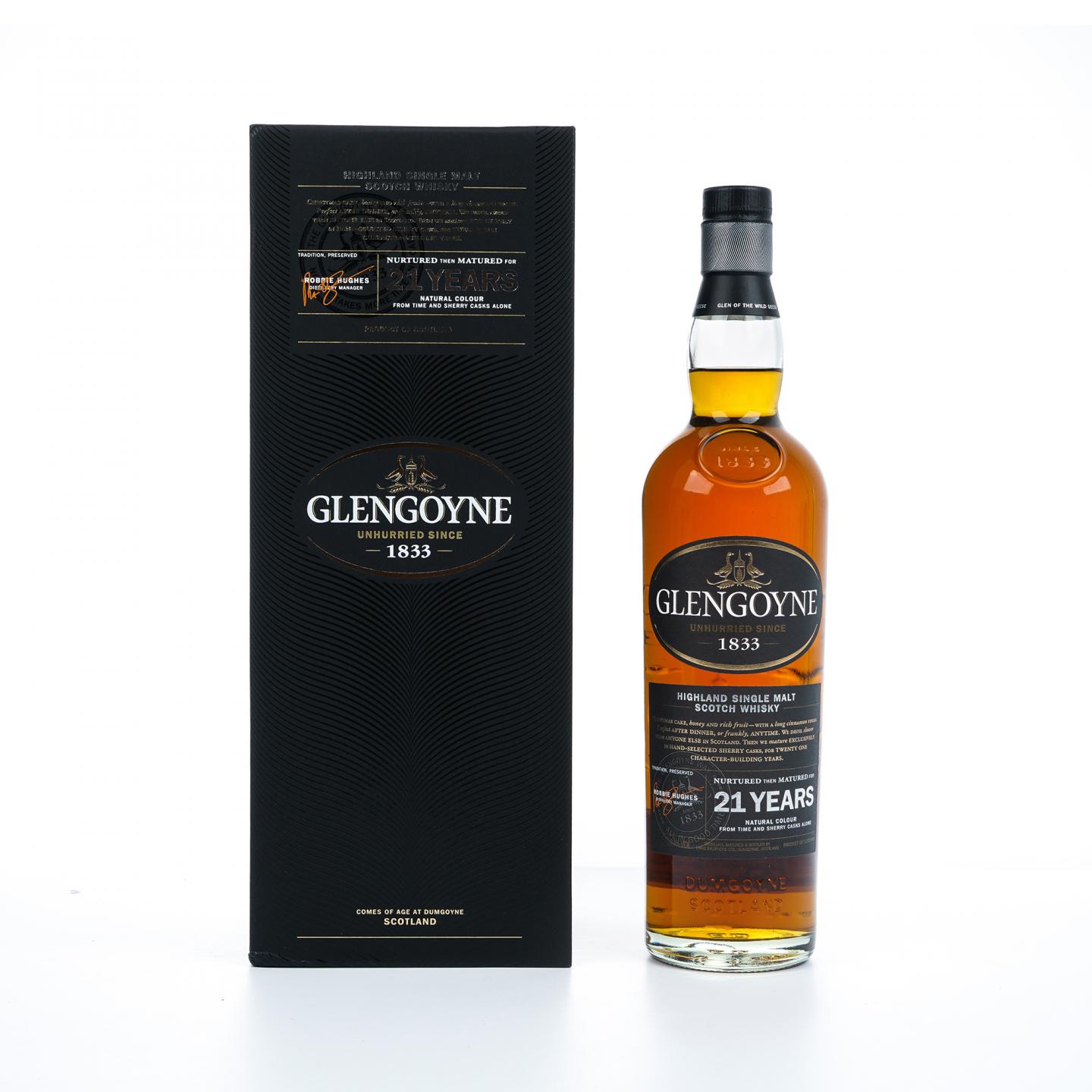 格兰哥尼 21年 雪莉桶 Robbie Hughes 礼盒 700ml