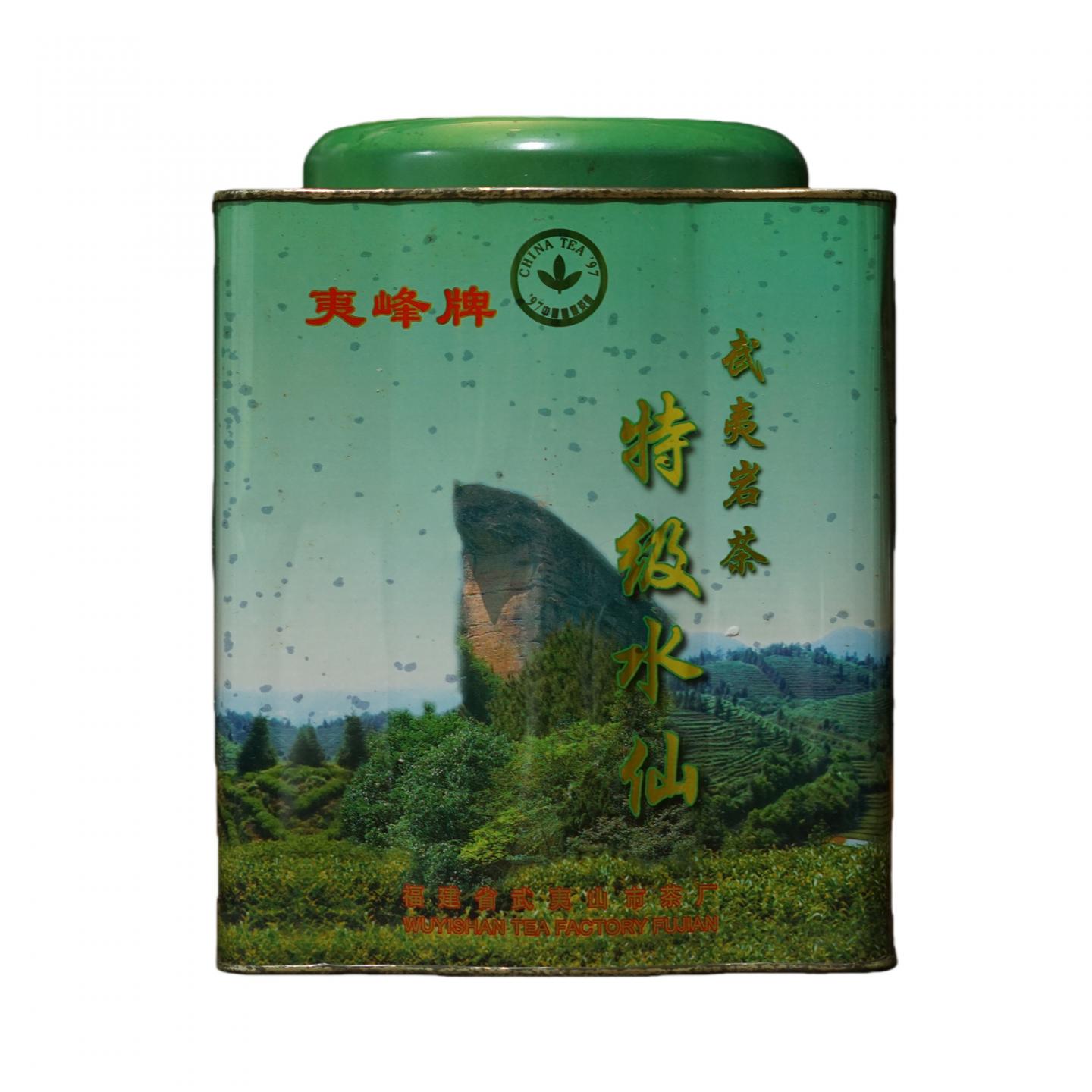 1990年代 武夷山市茶厂精制 夷峰牌特级武夷水仙 一罐*450g 干仓