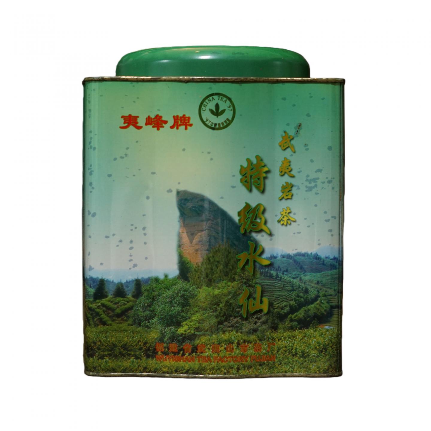 1990年代 武夷山市茶厂精制 夷峰牌特级武夷水仙 一罐*450g 干仓