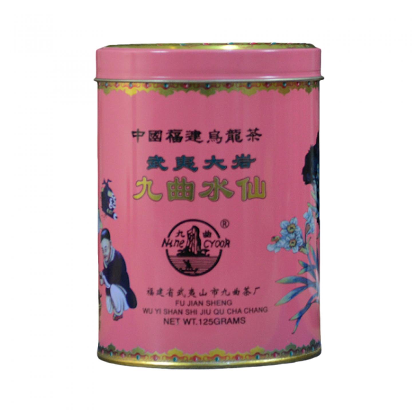 1998年 武夷山市九曲茶厂 原箱大岩产区九曲水仙 125g*3罐 干仓