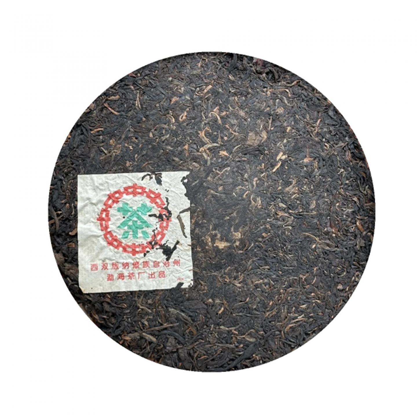 2000年 勐海茶厂出品 陆游一首诗 一饼*357克 干仓
