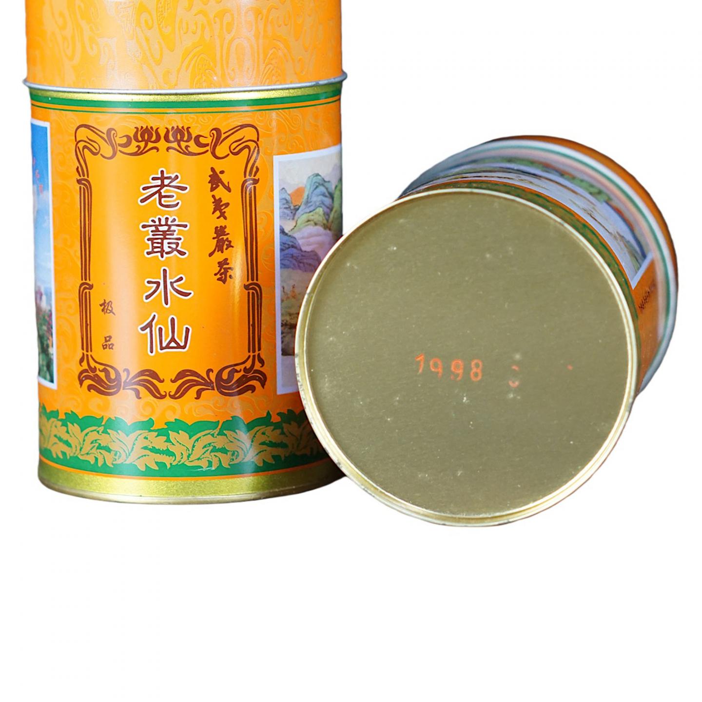 1998年 武夷山市九曲茶厂 原箱建县一千周年纪念 老枞水仙 两罐*125克 干仓