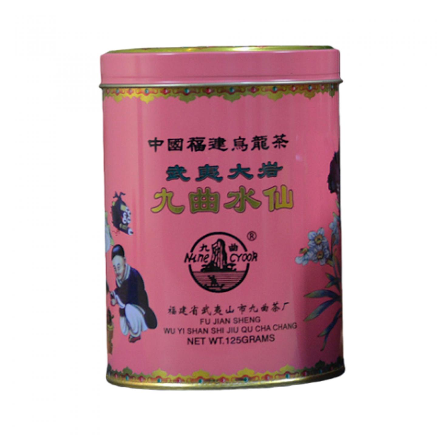 1998年 武夷山市九曲茶厂 原箱大岩产区九曲水仙 一罐*125g 干仓