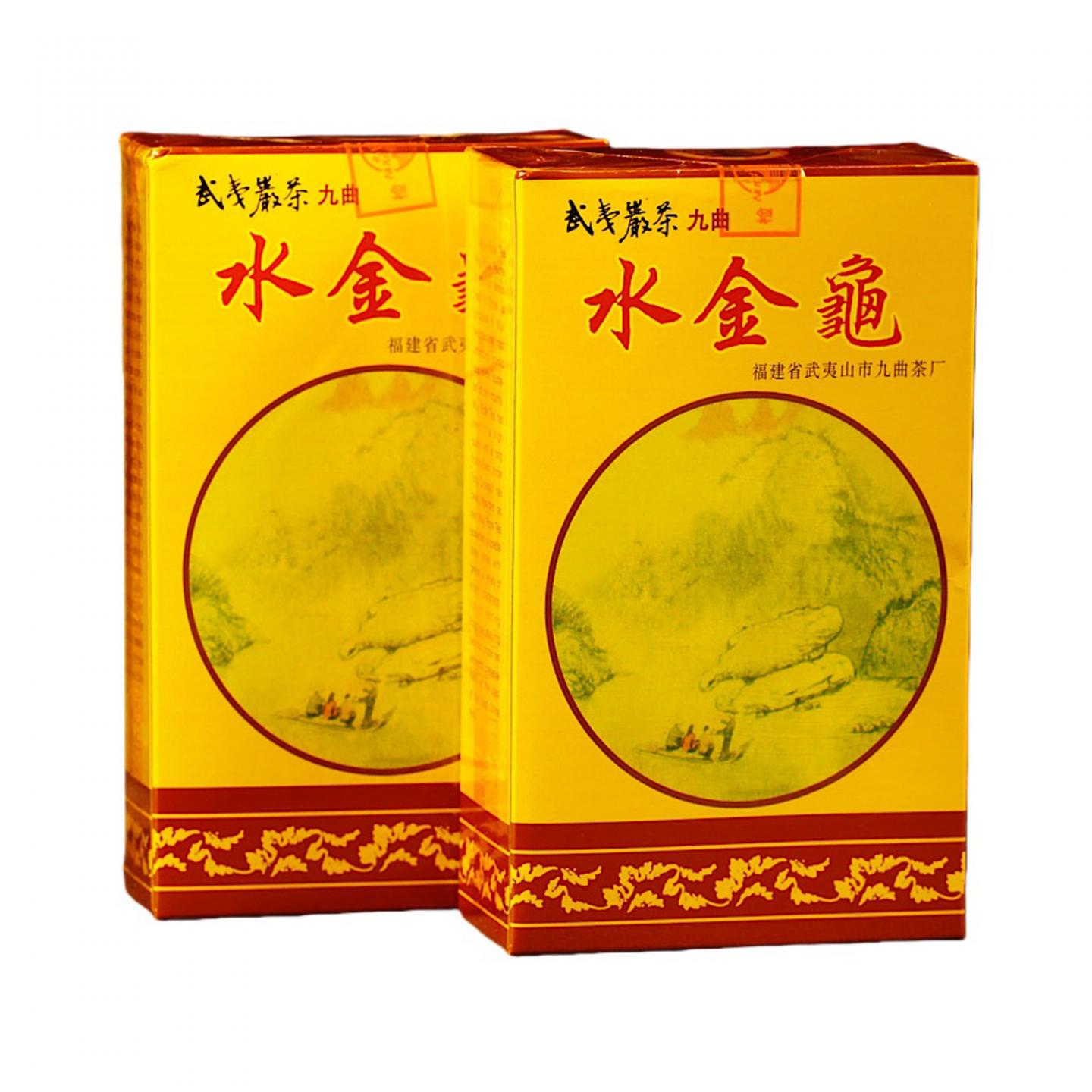 1999年 武夷山市九曲茶厂 正岩水金龟 5盒*100克 干仓