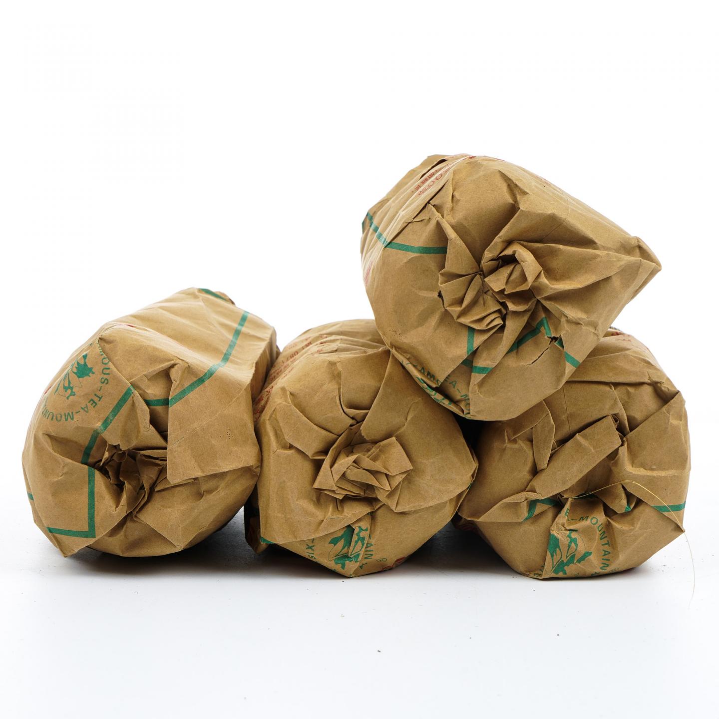 2006年 云南六山 甲级普洱沱茶 601 熟茶 约500克*4条 干仓