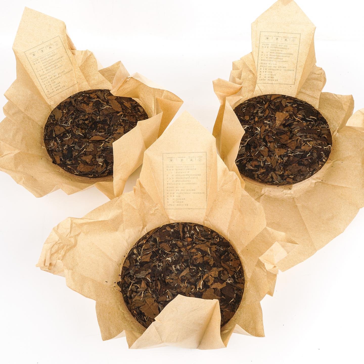 2020年 福鼎白茶 寿眉 三饼*350g 干仓