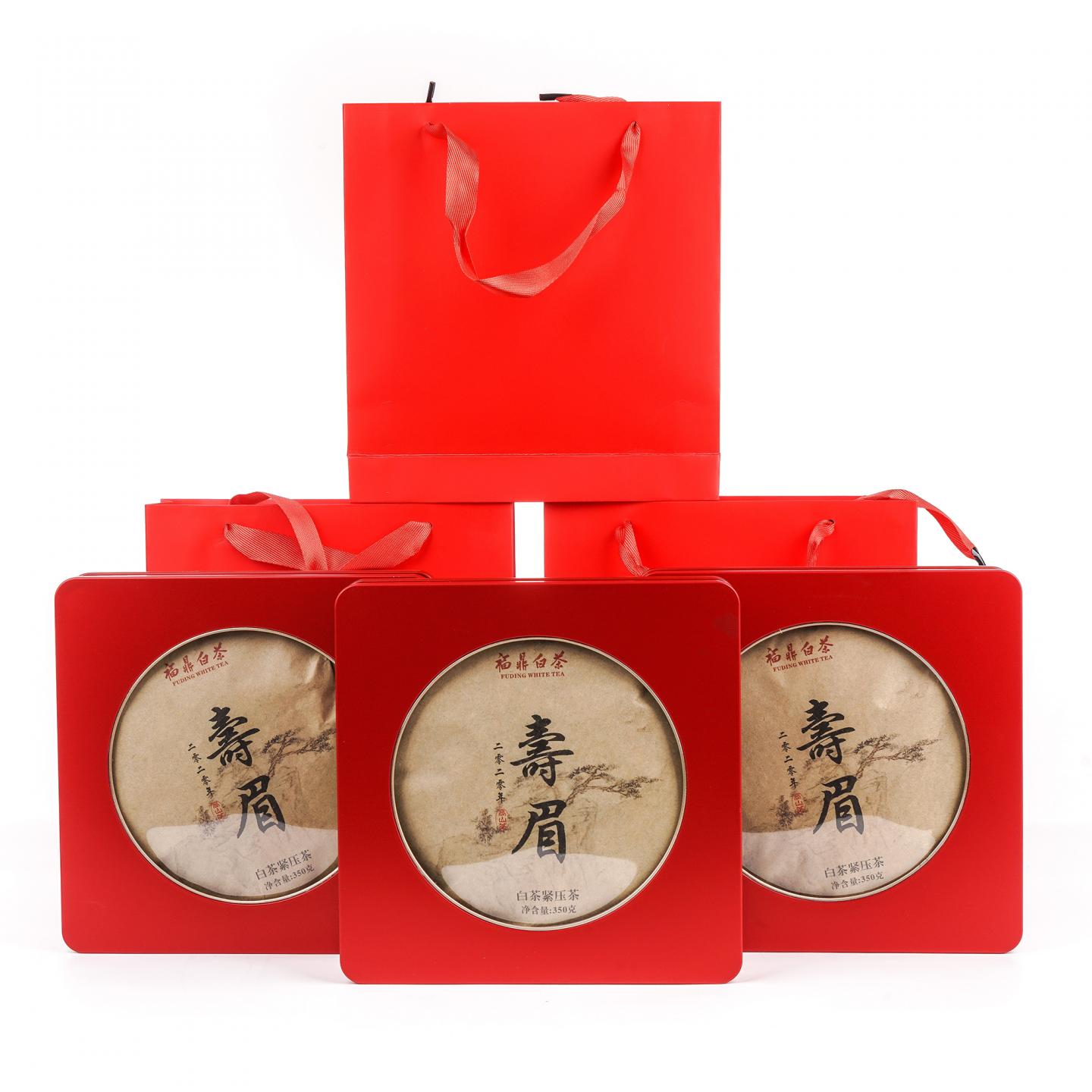 2020年 福鼎白茶 寿眉 三饼*350g 干仓
