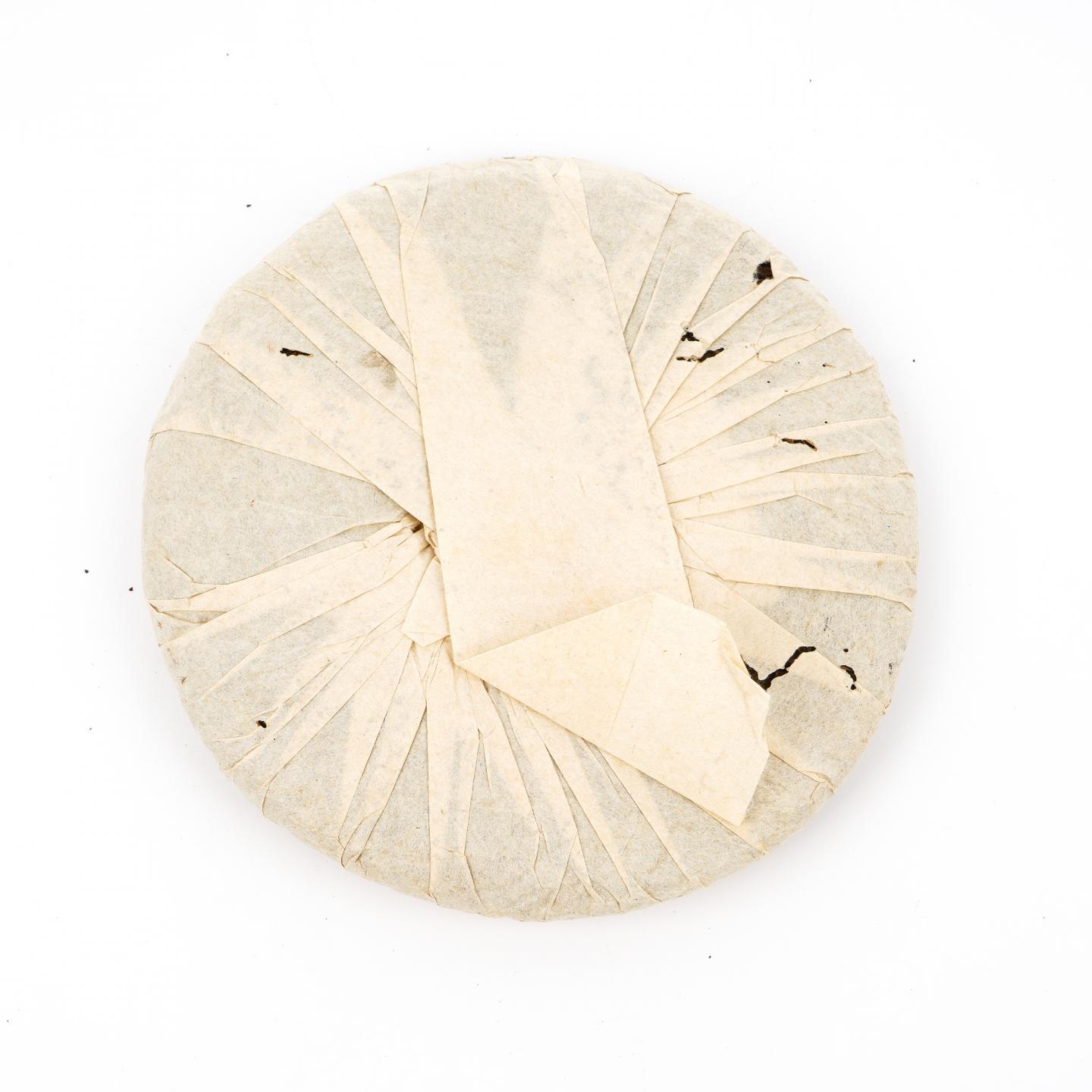 2005年 云南省茶司 大红印老树圆茶 一饼 约391g 干仓