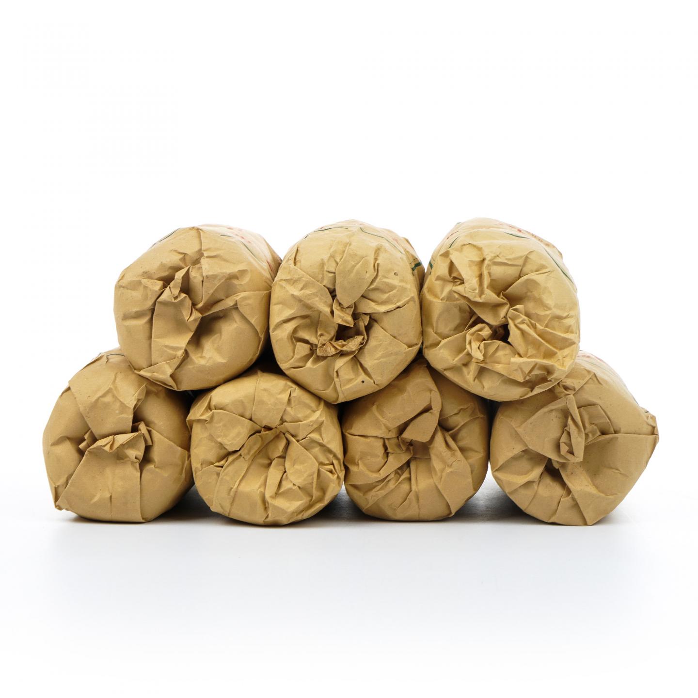 2002年 和聘号 千年古茶树 云南班章乔木沱茶 24条组*约505g 干仓