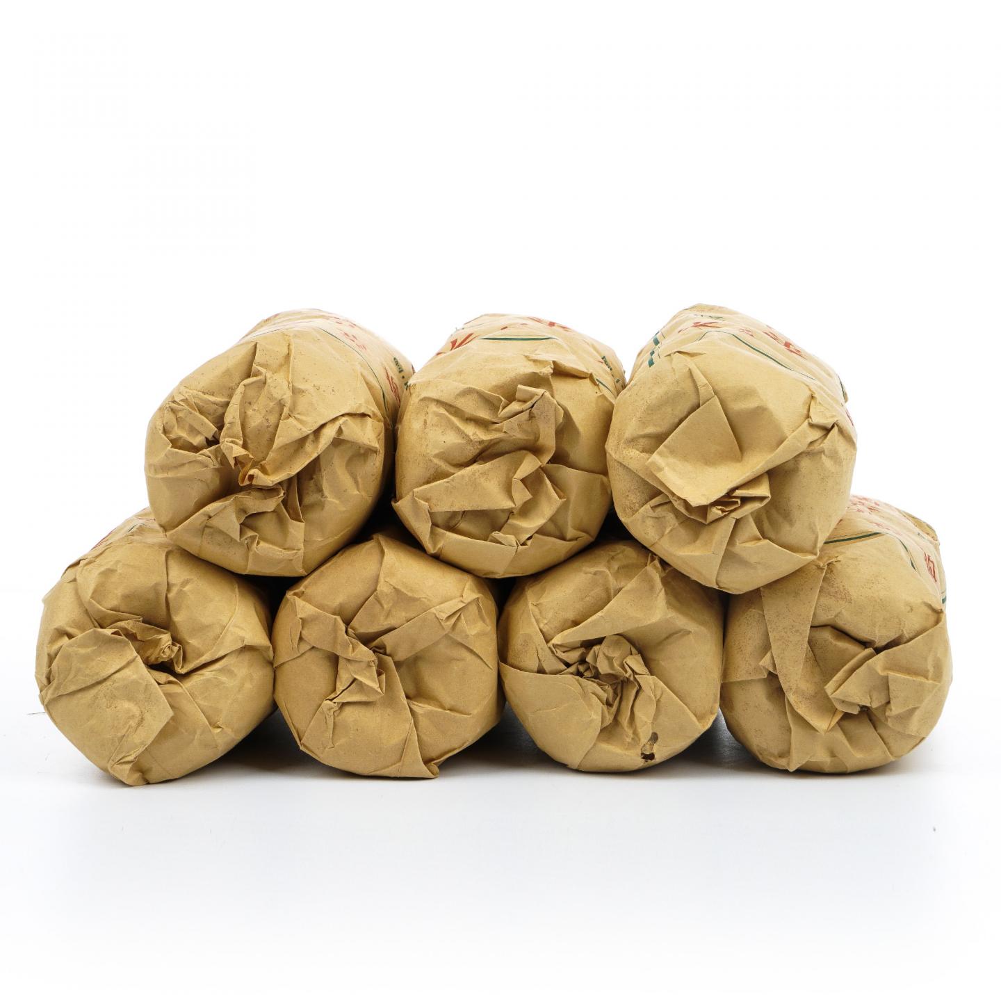 2002年 和聘号 千年古茶树 云南班章乔木沱茶 24条组*约505g 干仓